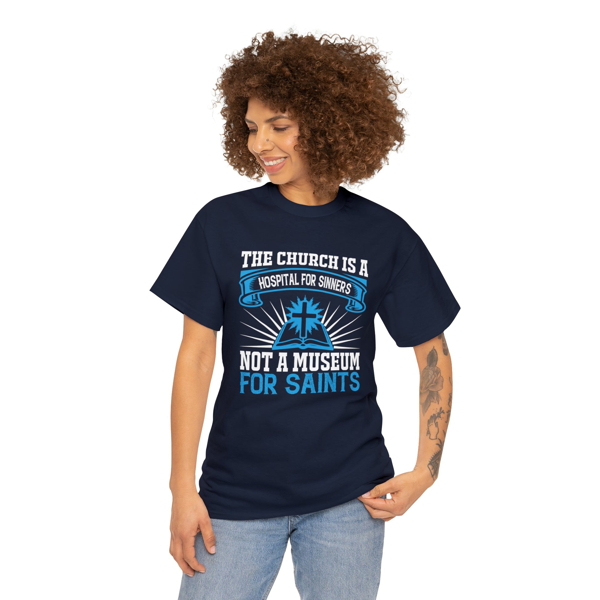 "Church Is A Hospital For Sinners" T-Shirt - Weave Got Gifts - Unique Gifts You Won’t Find Anywhere Else!