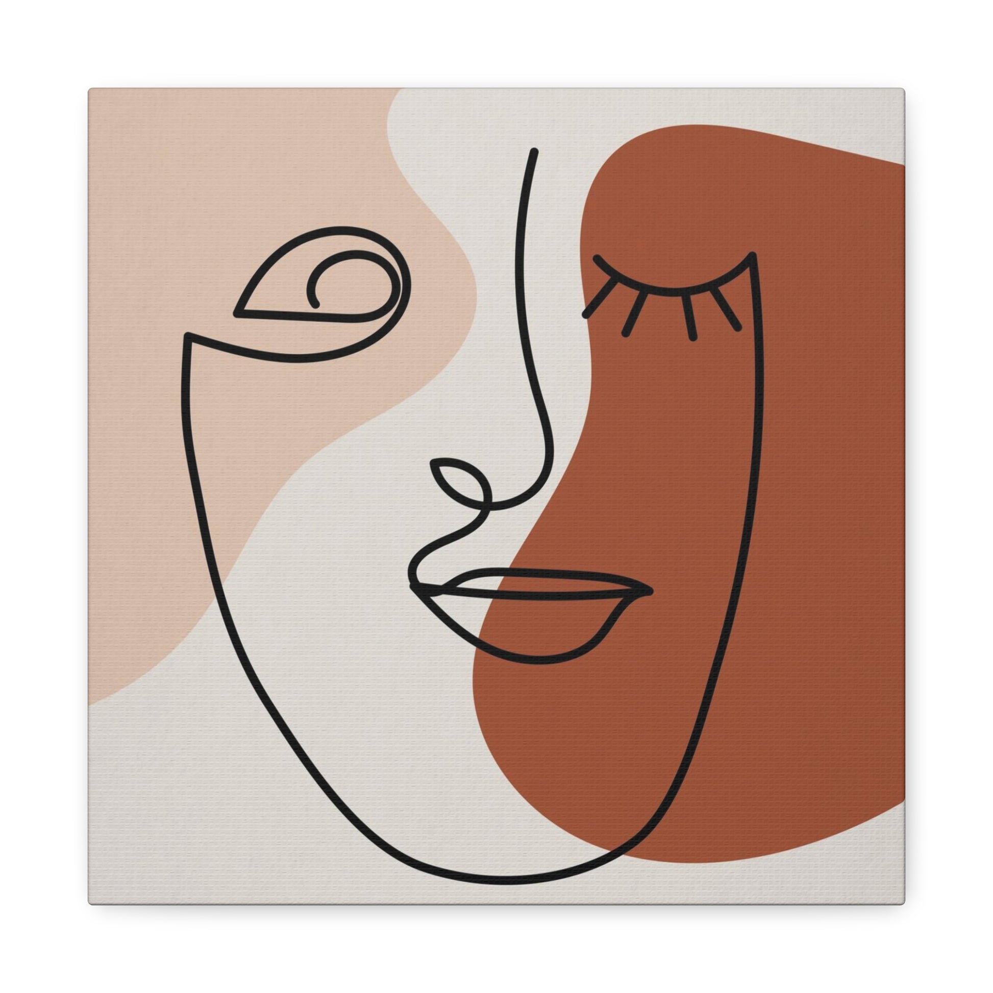 "Abstract Face Art" Wall Sign - Weave Got Gifts - Unique Gifts You Won’t Find Anywhere Else!