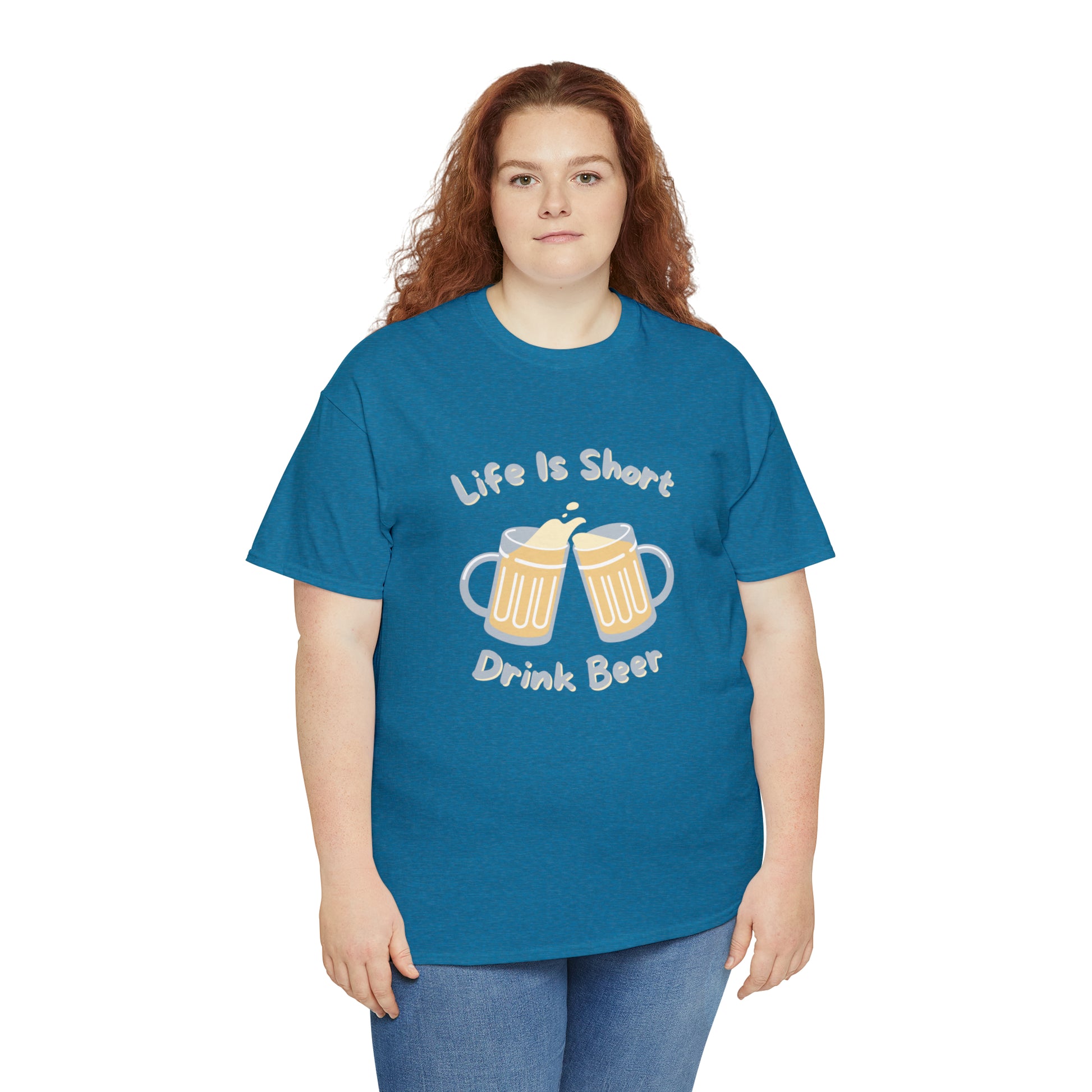 "Life Is Short, Drink Beer" T-Shirt - Weave Got Gifts - Unique Gifts You Won’t Find Anywhere Else!