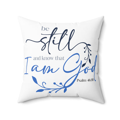 Religious throw pillow for faith-based home decor
