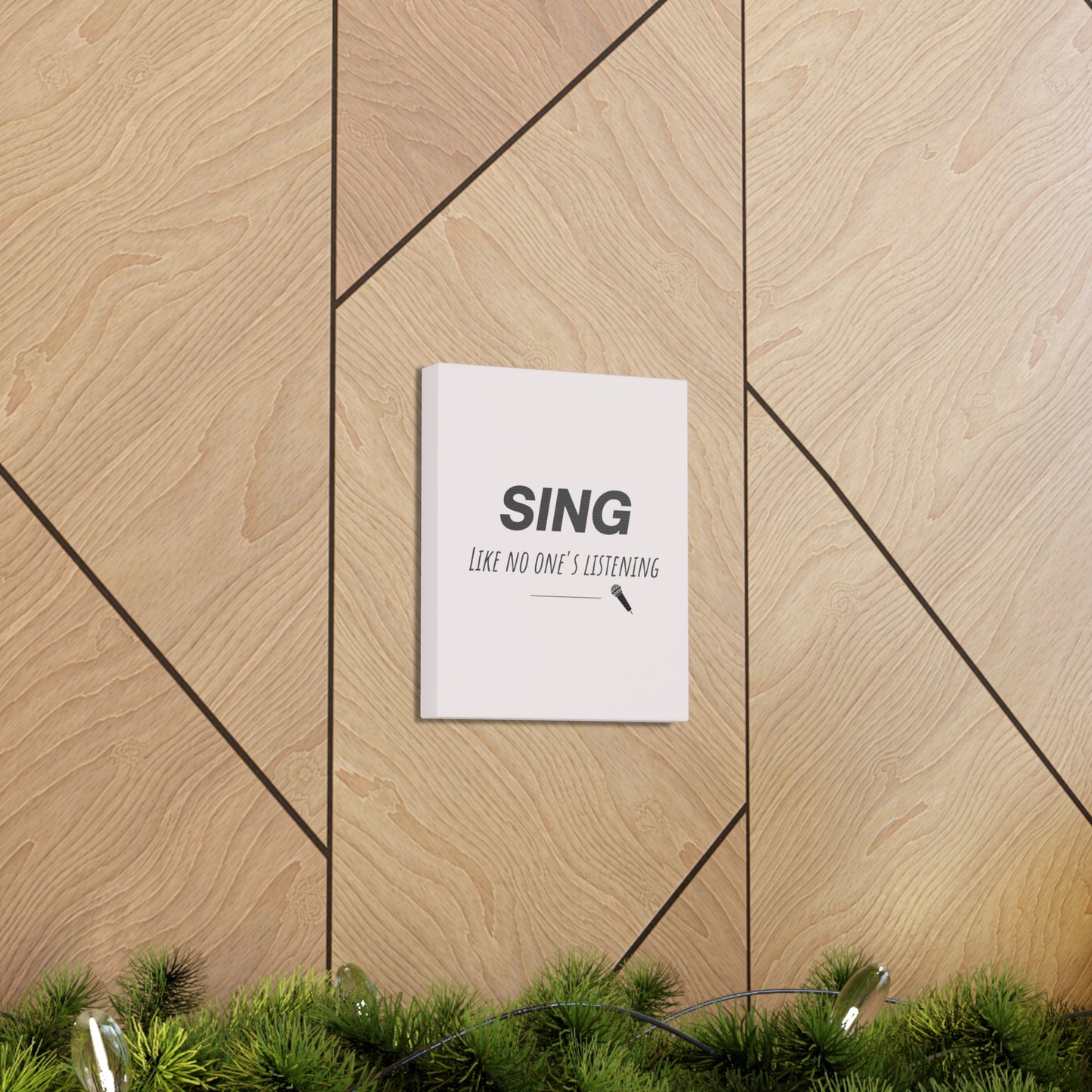 "Sing Like No One's Listening" Wall Art - Weave Got Gifts - Unique Gifts You Won’t Find Anywhere Else!