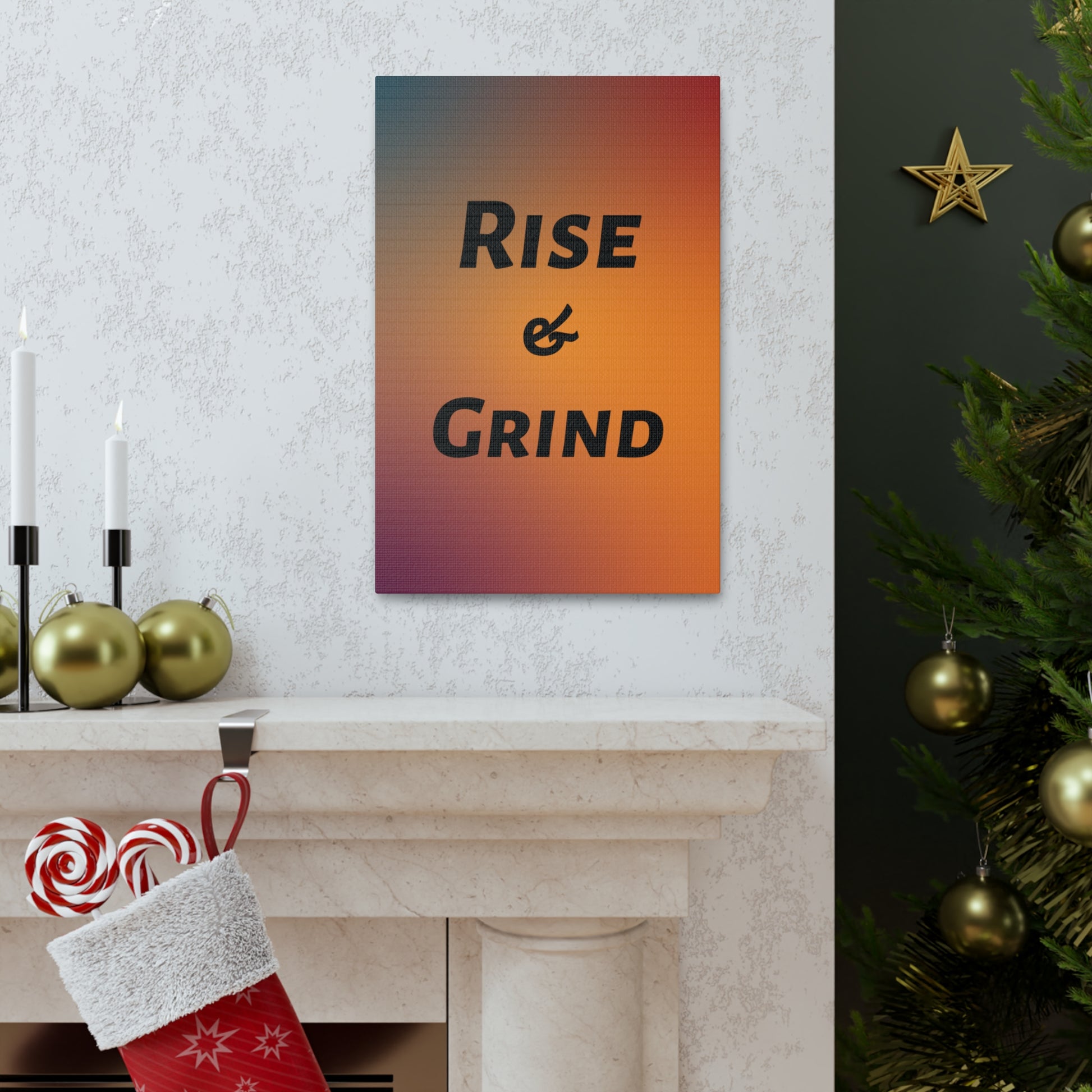 "Rise & Grind" Wall Art - Weave Got Gifts - Unique Gifts You Won’t Find Anywhere Else!