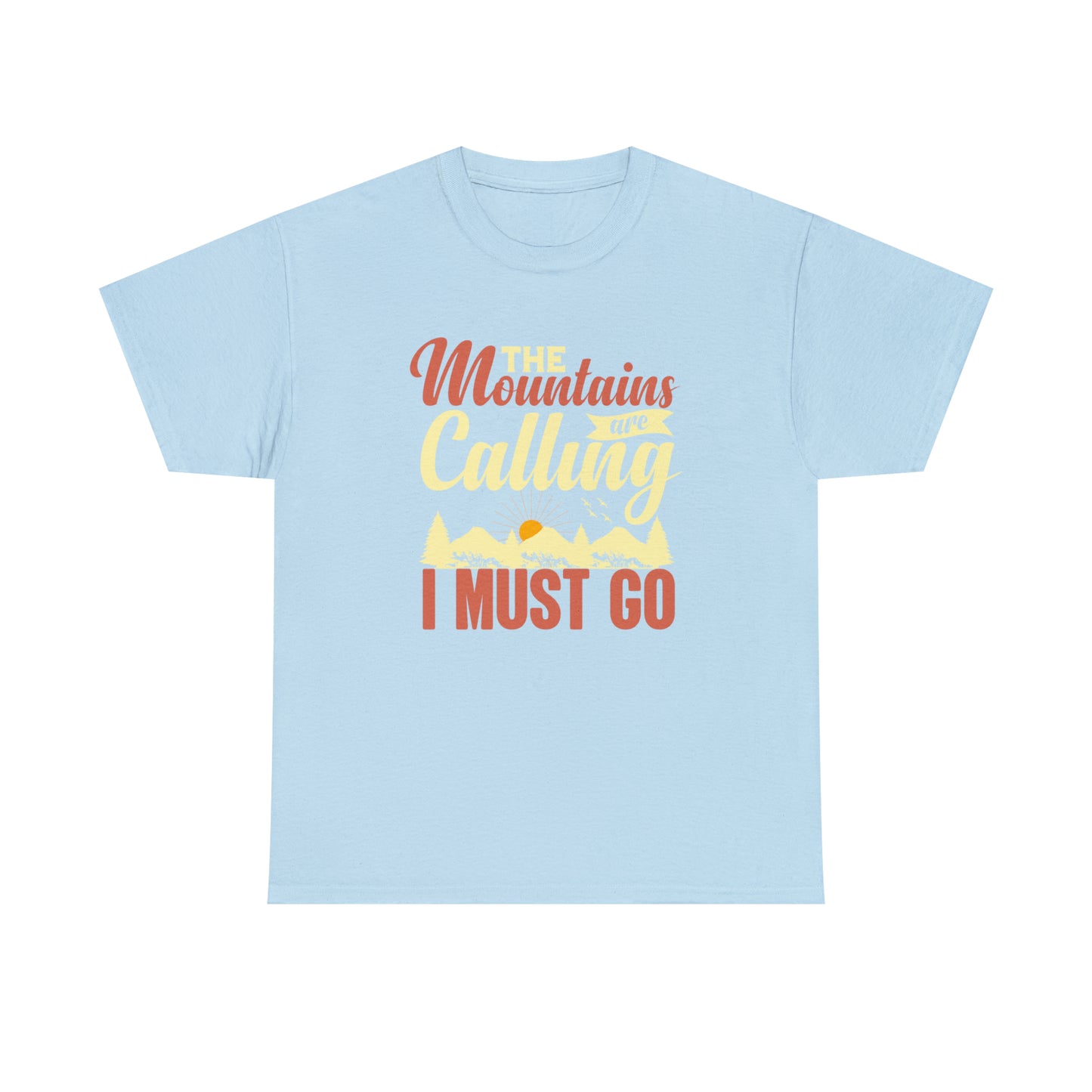 "The Mountains Are Calling" T-Shirt - Weave Got Gifts - Unique Gifts You Won’t Find Anywhere Else!