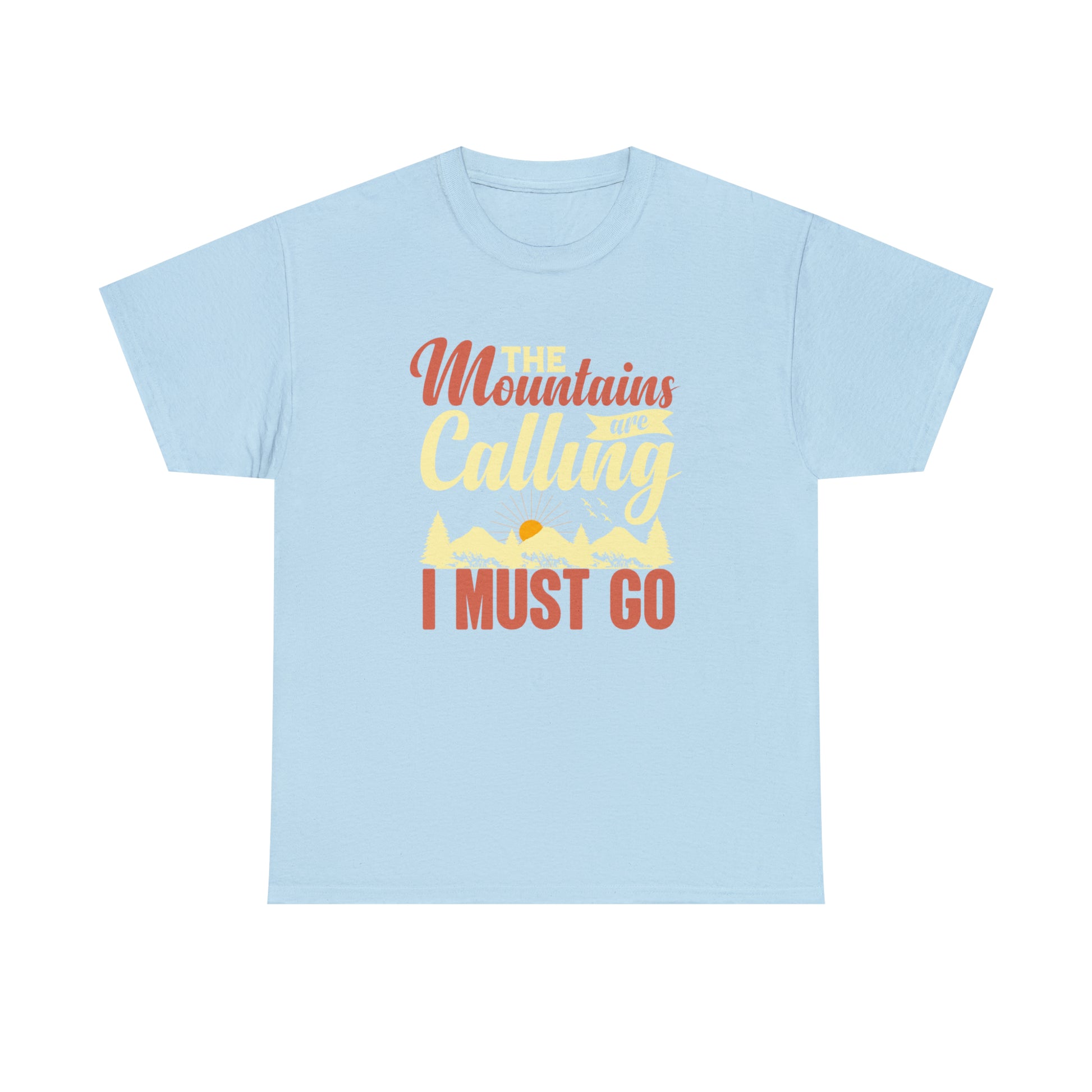 "The Mountains Are Calling" T-Shirt - Weave Got Gifts - Unique Gifts You Won’t Find Anywhere Else!