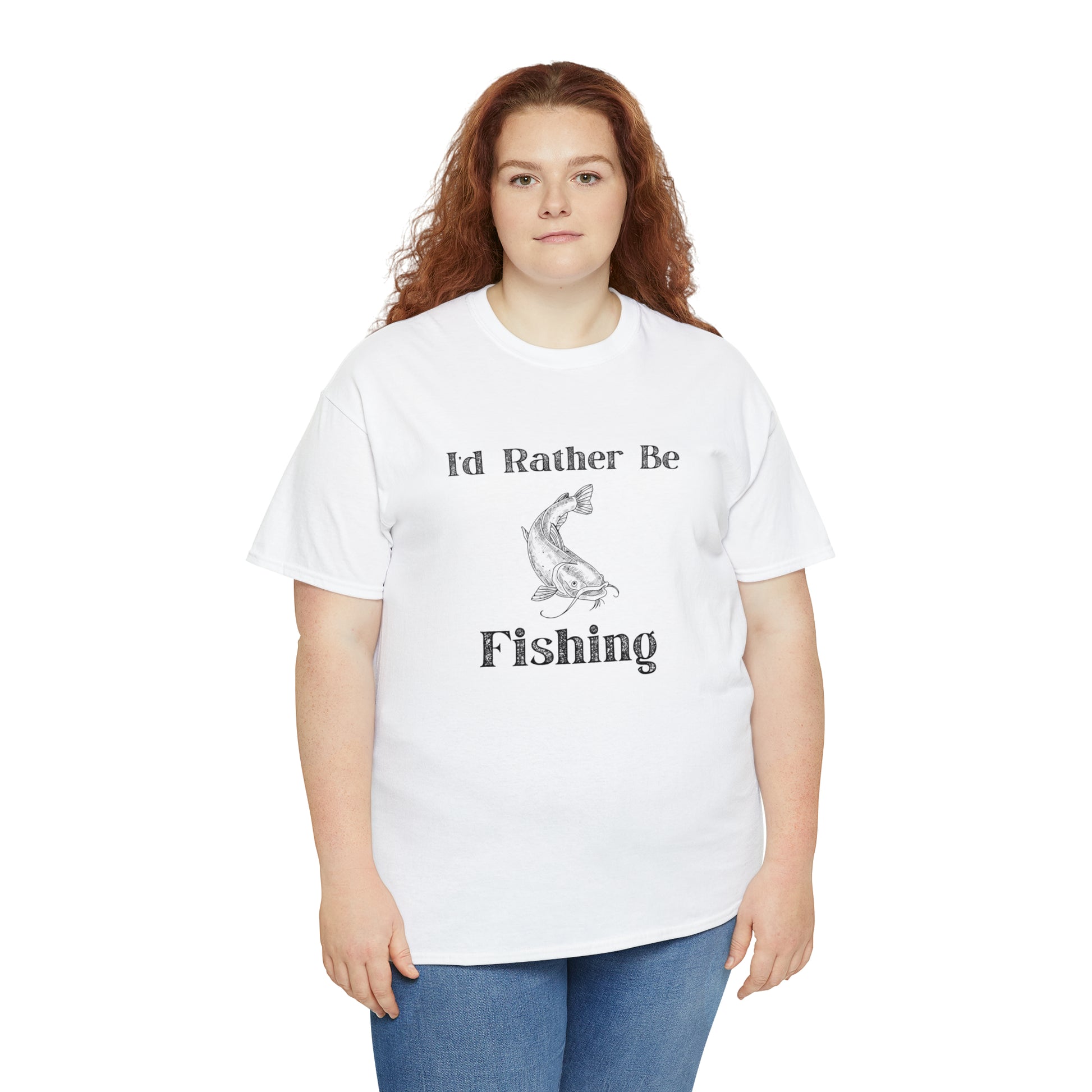 "Id Rather Be Fishing" T-Shirt - Weave Got Gifts - Unique Gifts You Won’t Find Anywhere Else!