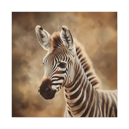 "Baby Zebra Portrait" Wall Art - Weave Got Gifts - Unique Gifts You Won’t Find Anywhere Else!