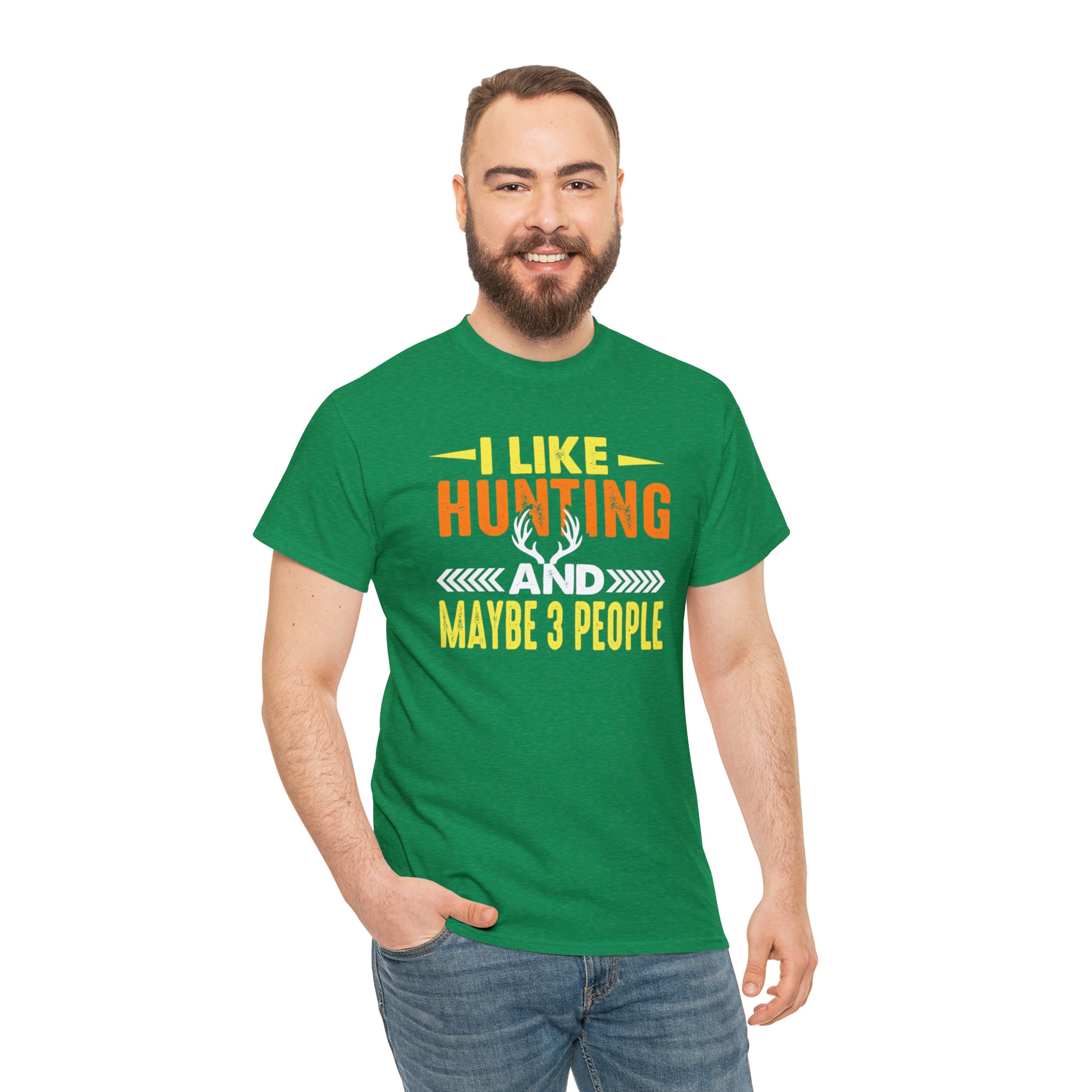 "I Like Hunting & Maybe 3 People" T-Shirt - Weave Got Gifts - Unique Gifts You Won’t Find Anywhere Else!