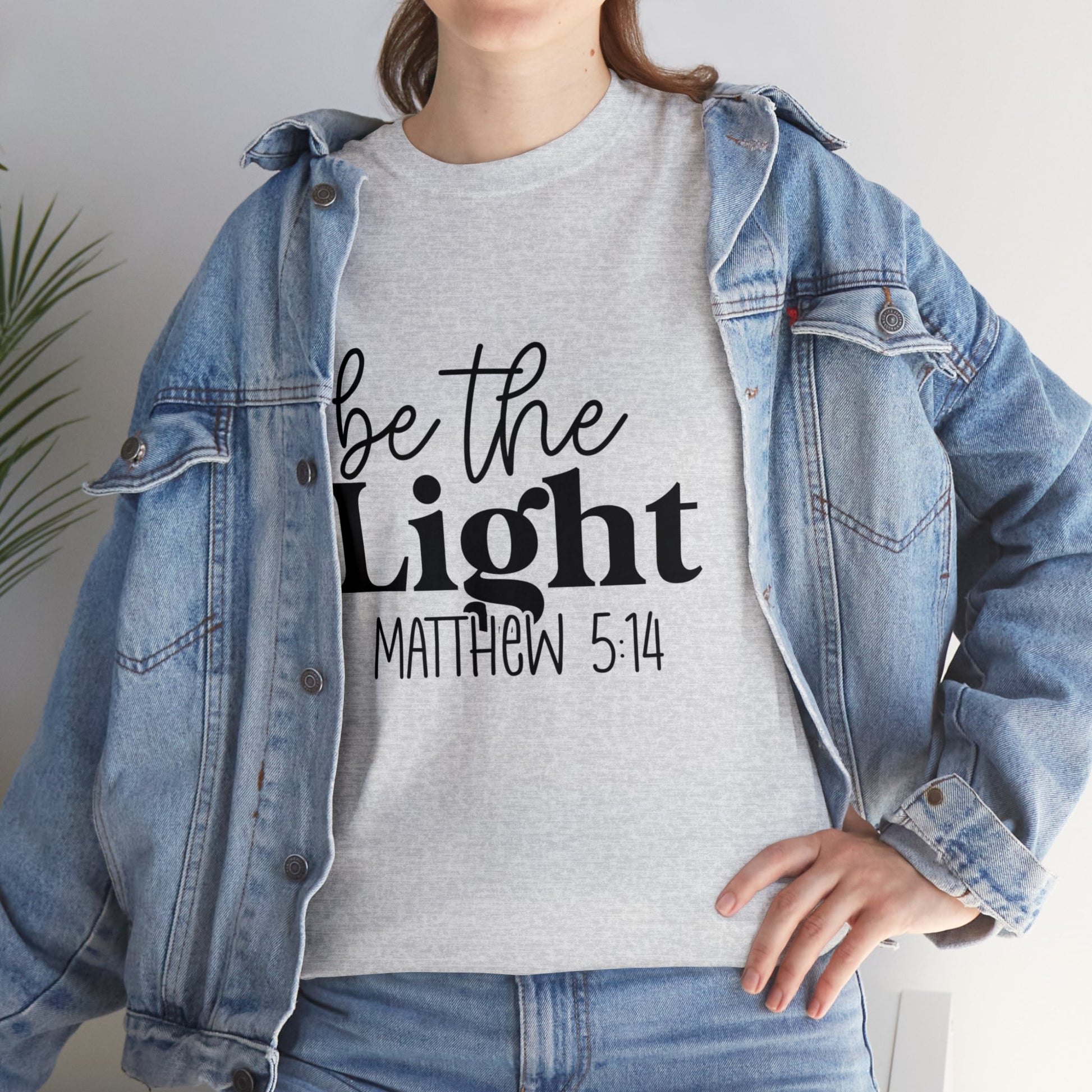 "Be The Light - Matthew 5:14" T-Shirt - Weave Got Gifts - Unique Gifts You Won’t Find Anywhere Else!