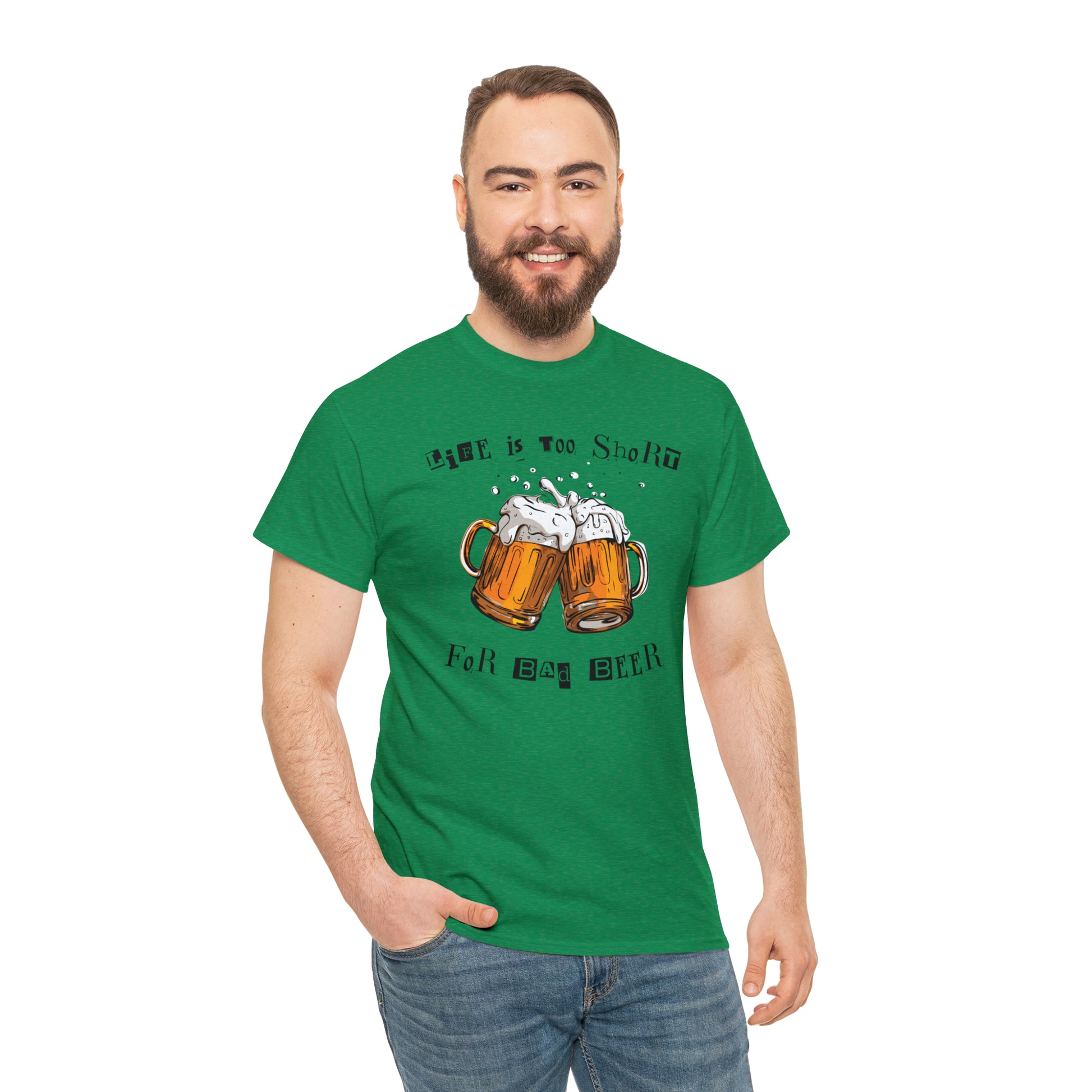 "Life Is Too Short for Bad Beer" T-Shirt - Weave Got Gifts - Unique Gifts You Won’t Find Anywhere Else!
