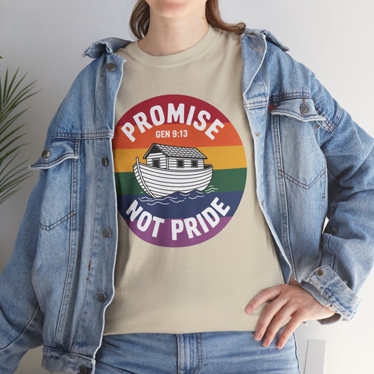 Promise Not Pride Shirt – Reclaim God’s Rainbow with Faith