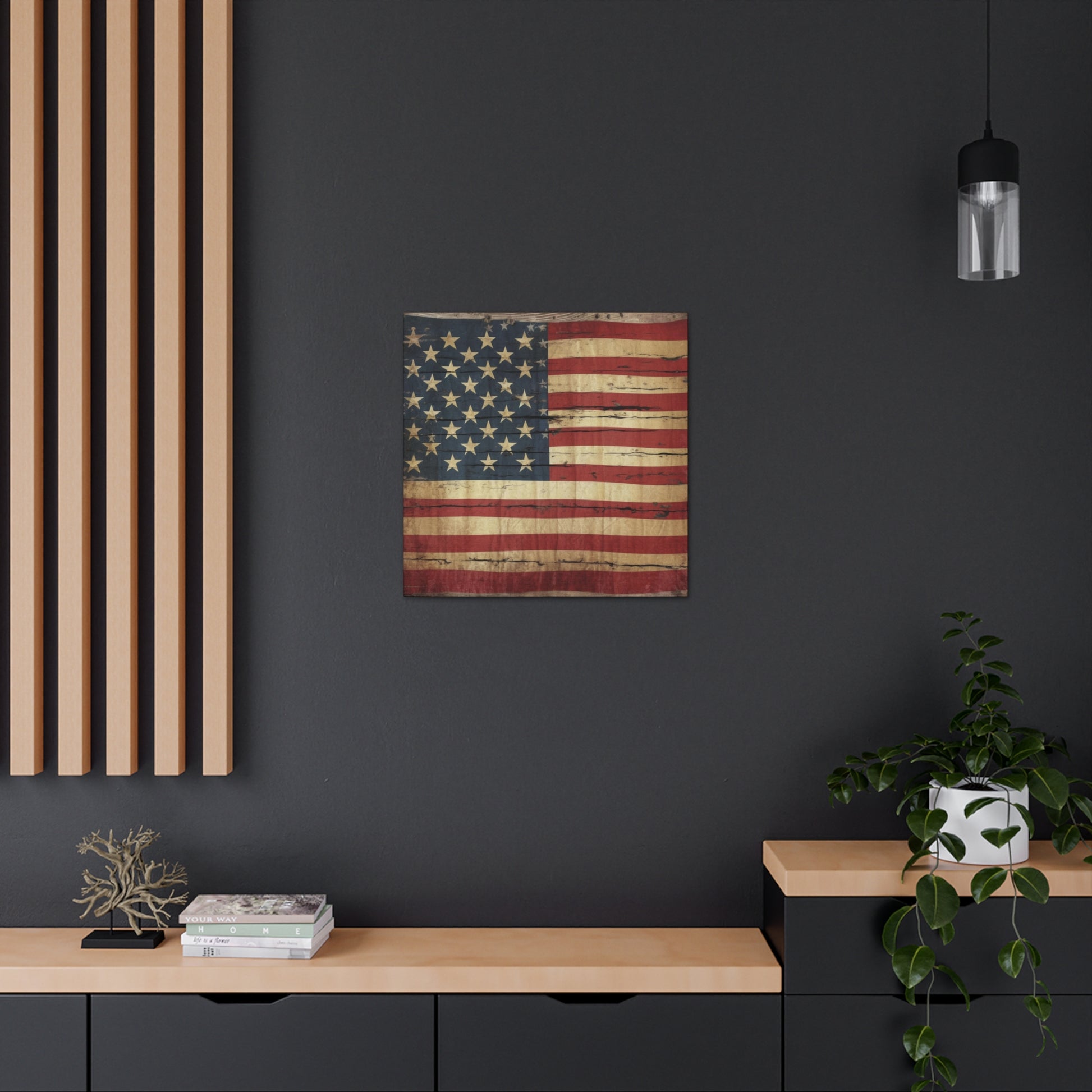 "Rustic American Flag" Wall Art - Weave Got Gifts - Unique Gifts You Won’t Find Anywhere Else!