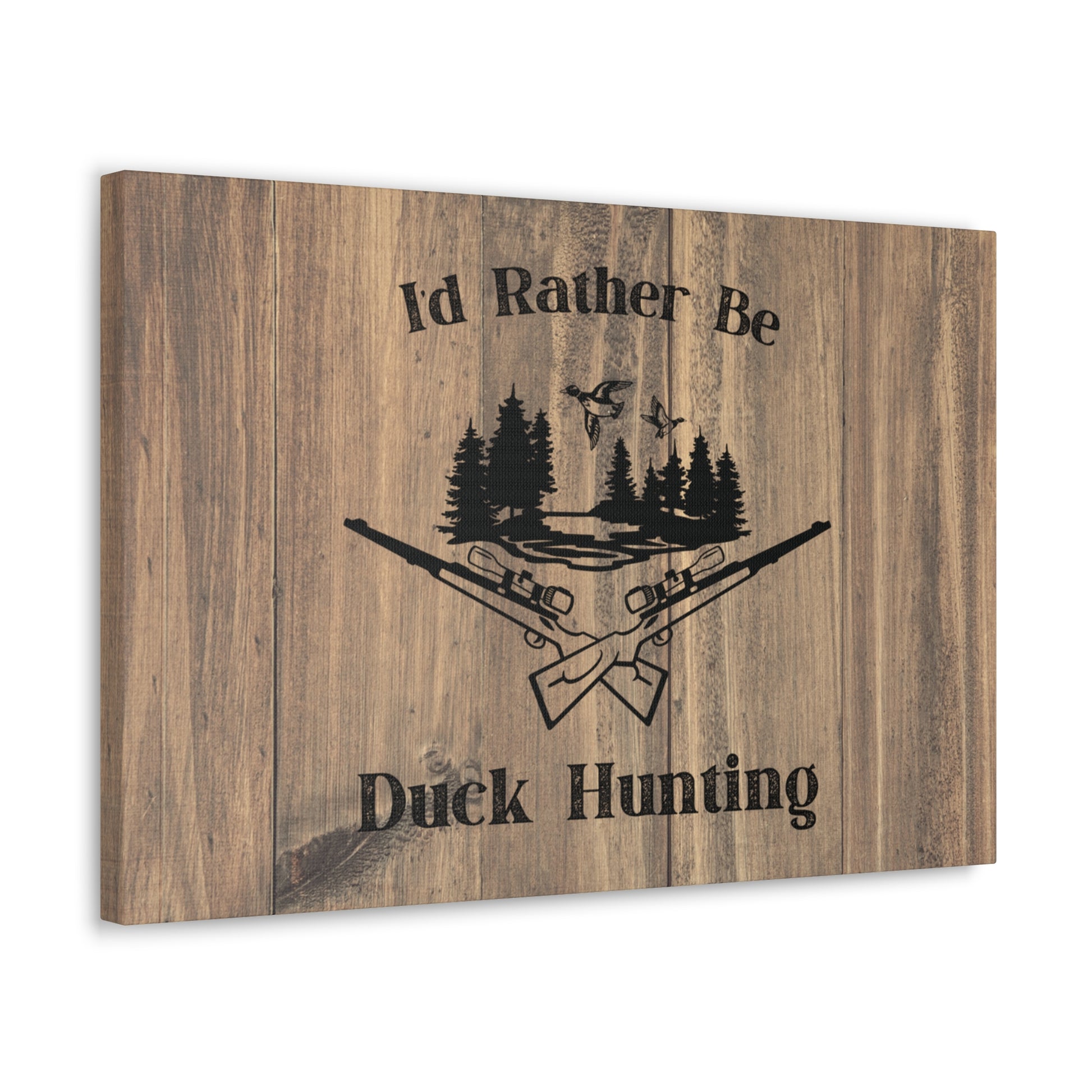 "I'd Rather Be Duck Hunting" Wall Art - Weave Got Gifts - Unique Gifts You Won’t Find Anywhere Else!