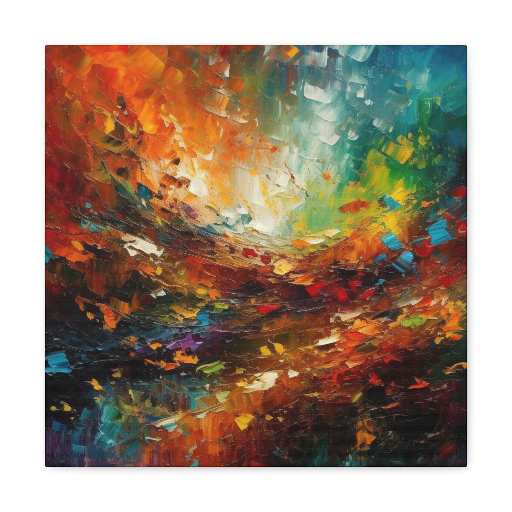 "Colorful Abstract Painting" Wall Art - Weave Got Gifts - Unique Gifts You Won’t Find Anywhere Else!