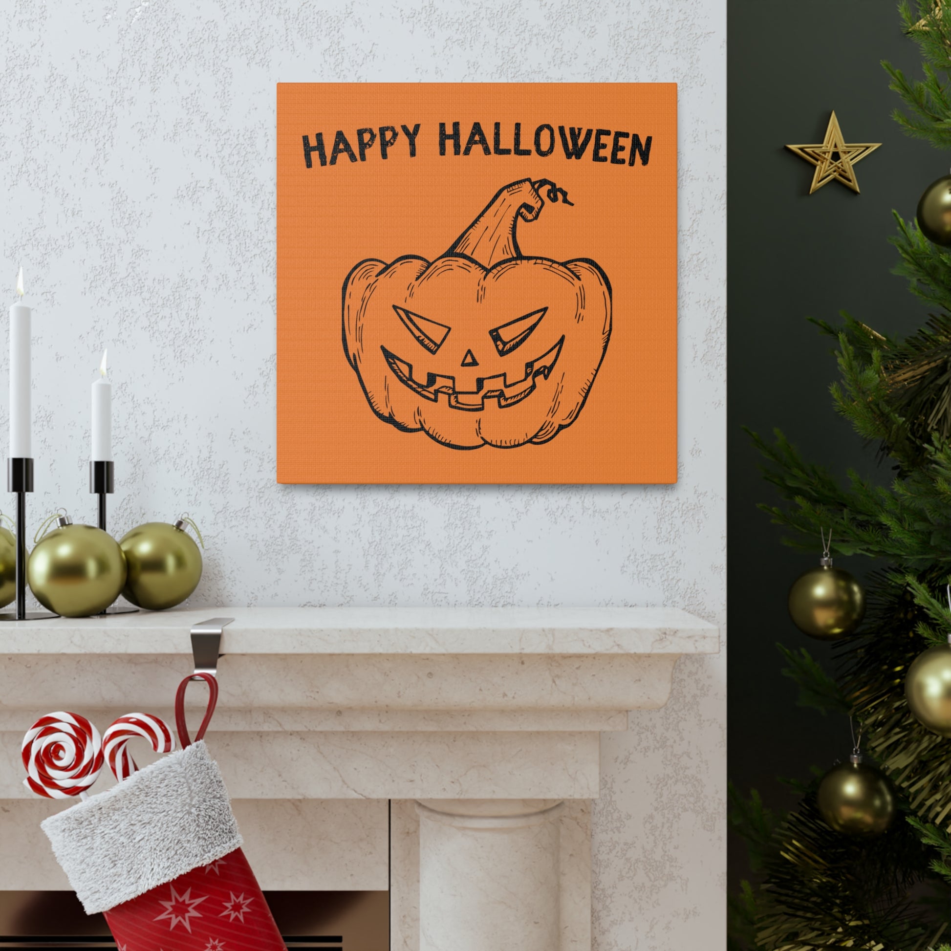 "Happy Halloween" Wall Art - Weave Got Gifts - Unique Gifts You Won’t Find Anywhere Else!