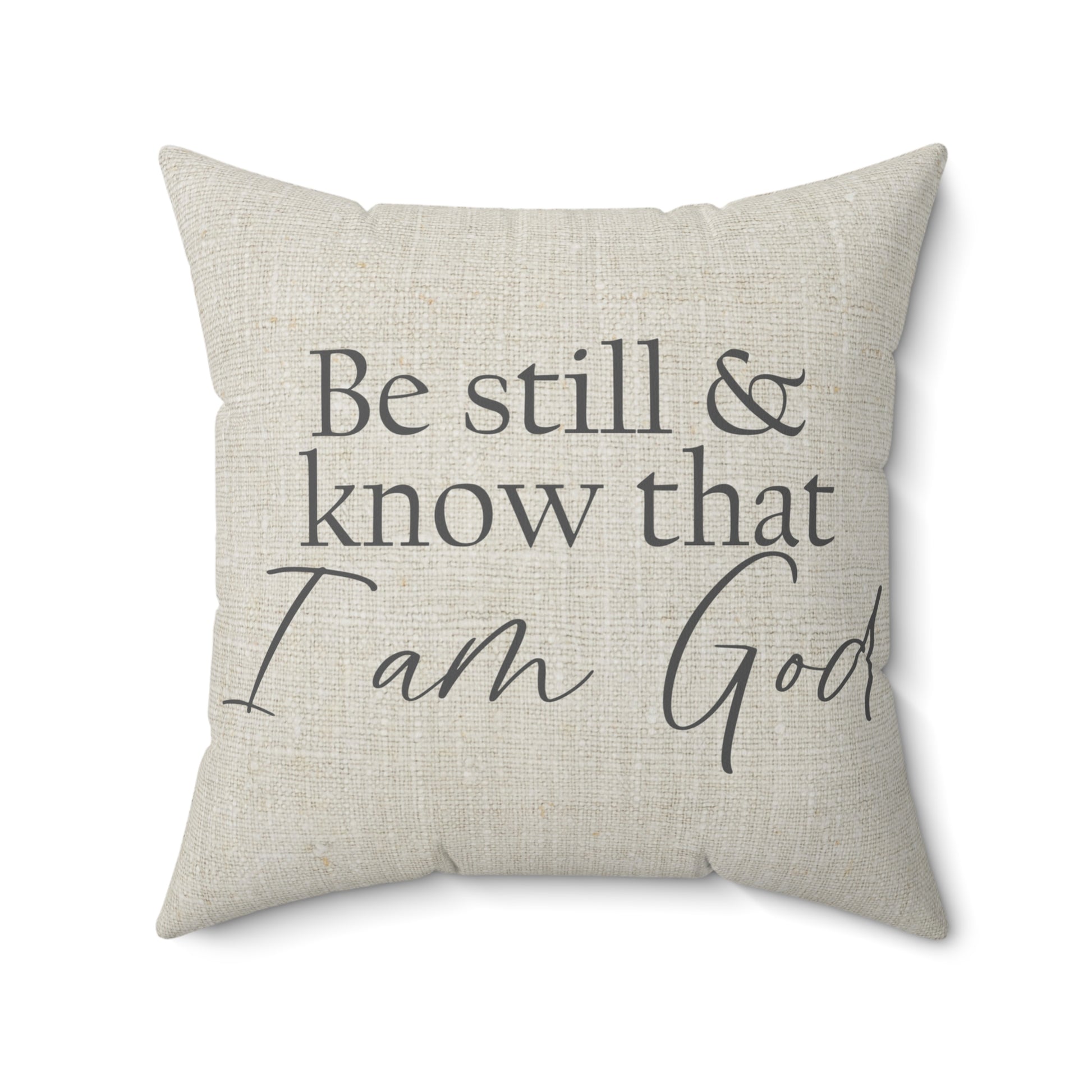 Inspirational Christian throw pillow
