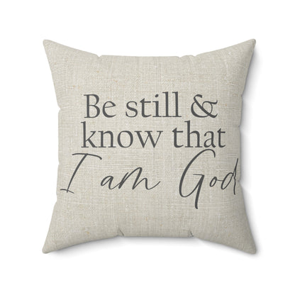 Inspirational Christian throw pillow
