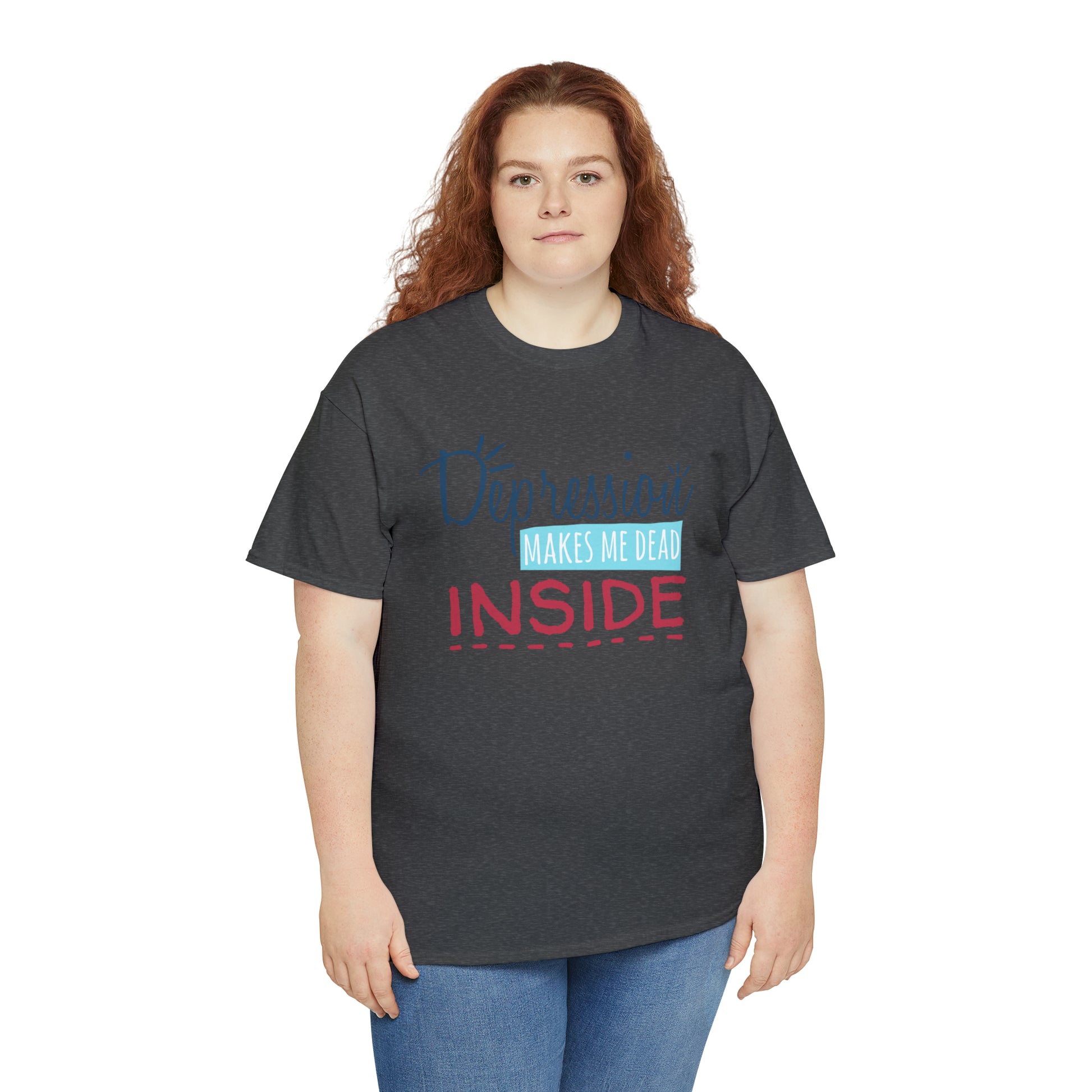 "Depression Makes Me Dead Inside" T-Shirt - Weave Got Gifts - Unique Gifts You Won’t Find Anywhere Else!