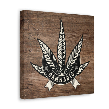 "Vintage Cannabis" Wall Art - Weave Got Gifts - Unique Gifts You Won’t Find Anywhere Else!