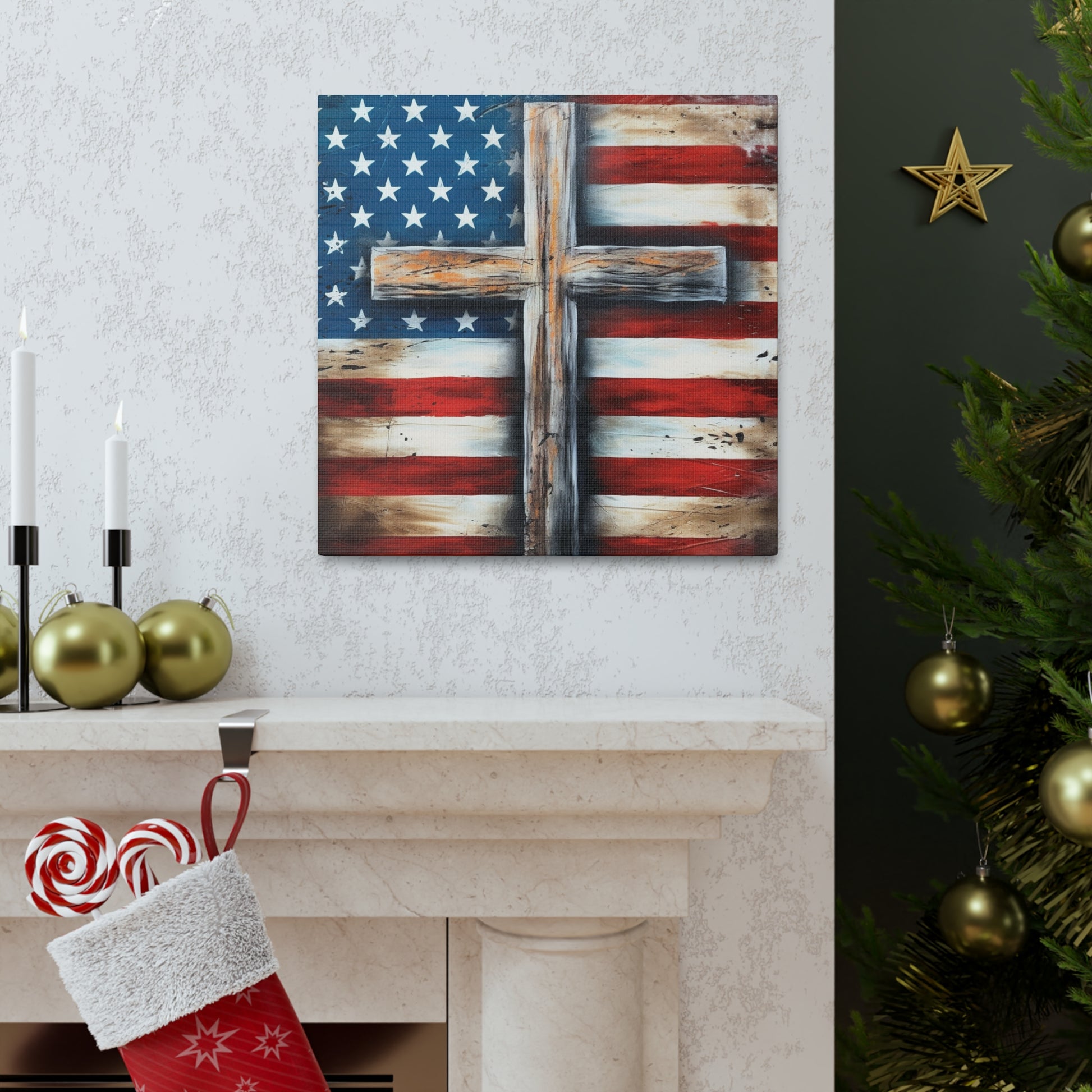 "Faith & Freedom" Wall Art - Weave Got Gifts - Unique Gifts You Won’t Find Anywhere Else!