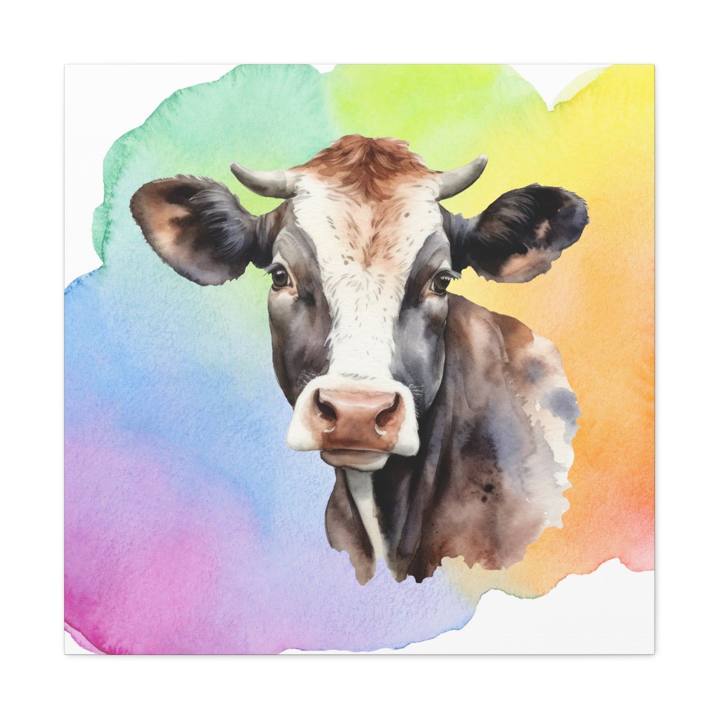 "Vibrant Color Cow" Wall Art - Weave Got Gifts - Unique Gifts You Won’t Find Anywhere Else!