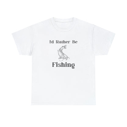 "Id Rather Be Fishing" T-Shirt - Weave Got Gifts - Unique Gifts You Won’t Find Anywhere Else!