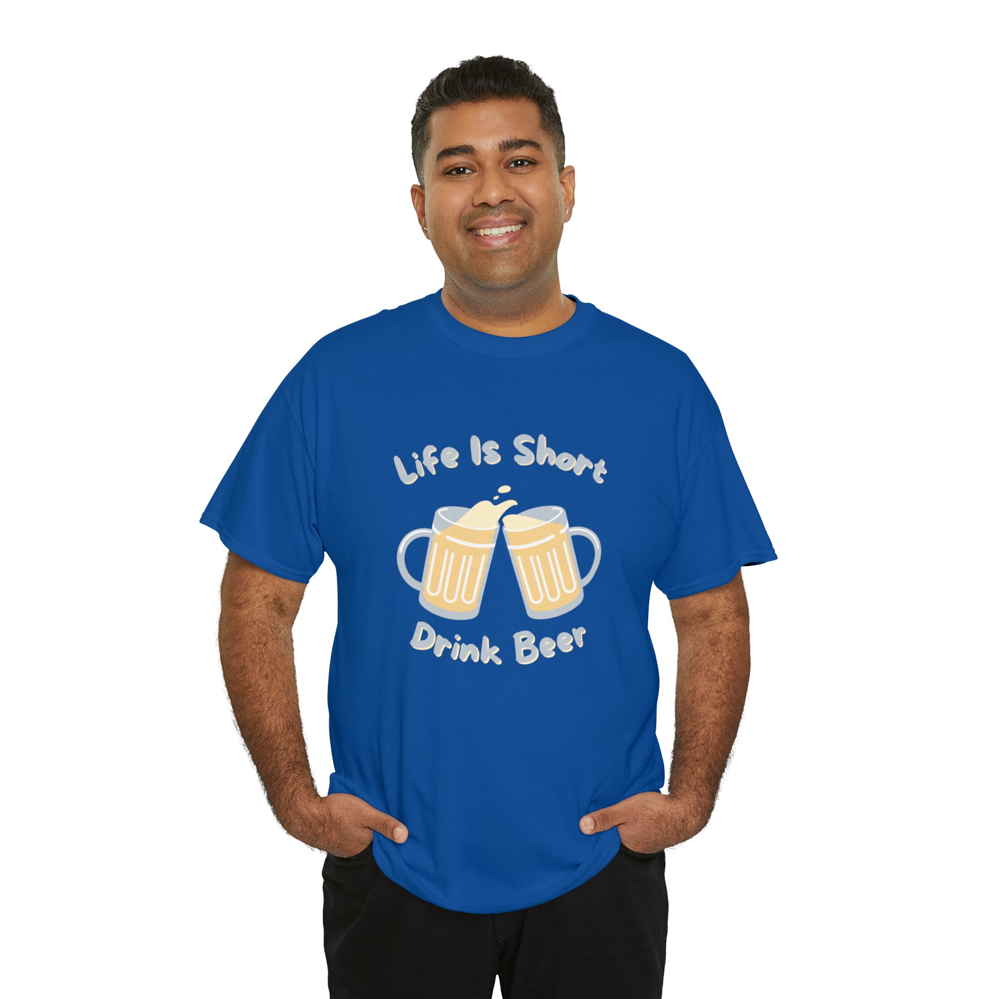 "Life Is Short, Drink Beer" T-Shirt - Weave Got Gifts - Unique Gifts You Won’t Find Anywhere Else!