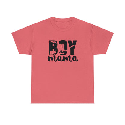 100% cotton Boy Mama Dinosaur Shirt in classic fit.
