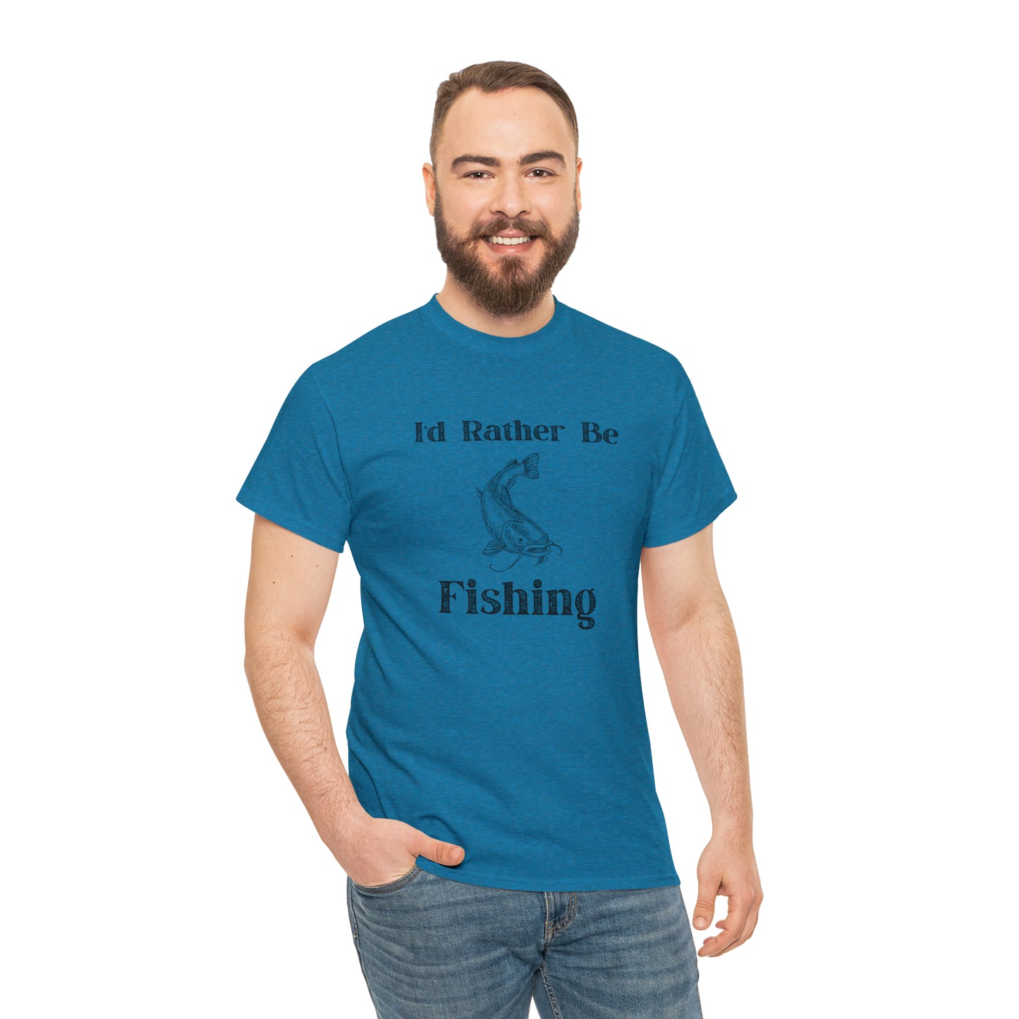 "Id Rather Be Fishing" T-Shirt - Weave Got Gifts - Unique Gifts You Won’t Find Anywhere Else!