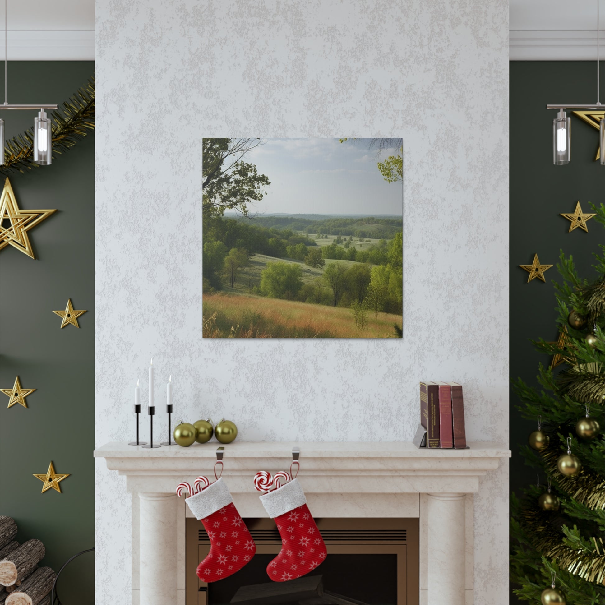 Scenic Missouri countryside photo on wall art canvas