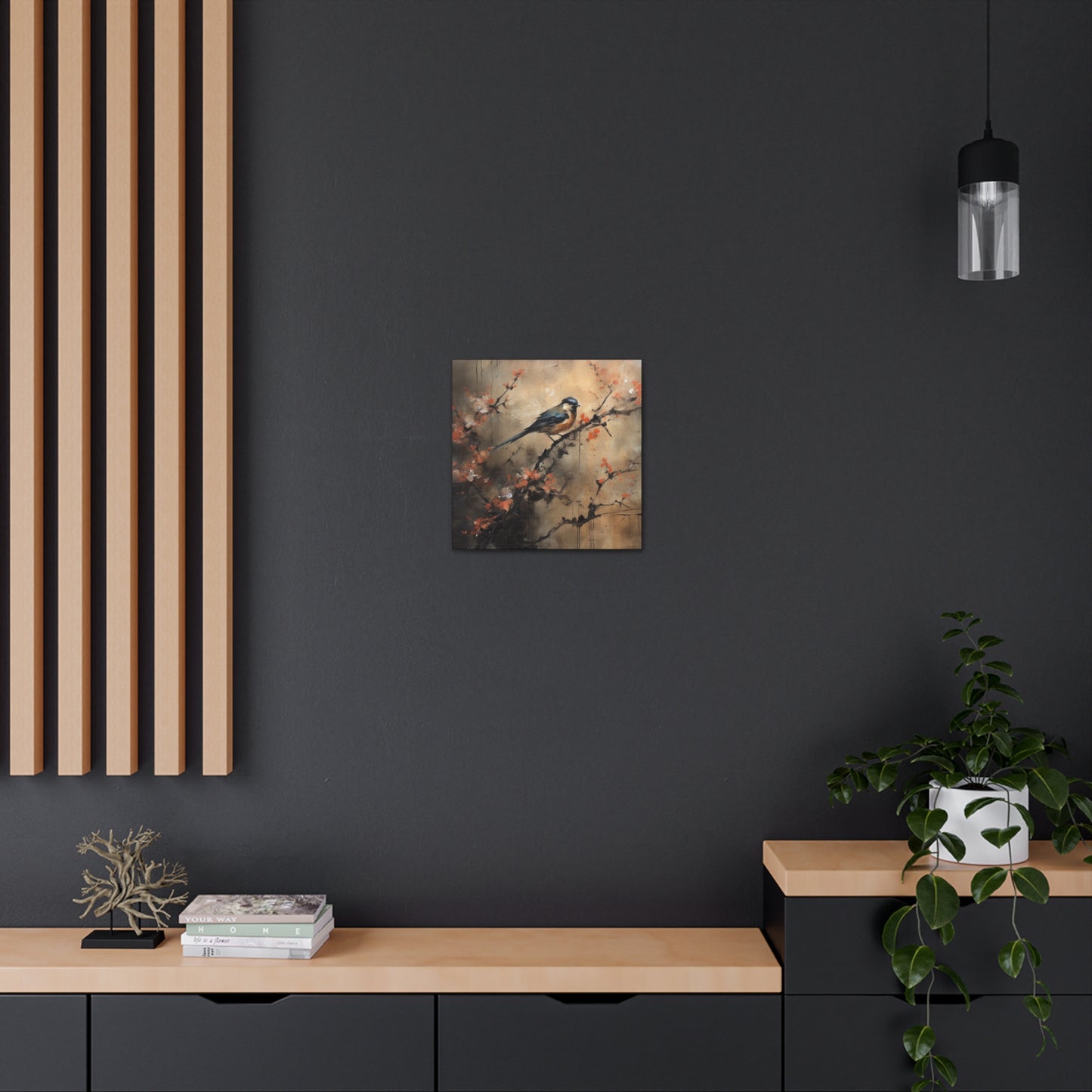 "Bird In Nature Wabi Sabi" Wall Art - Weave Got Gifts - Unique Gifts You Won’t Find Anywhere Else!