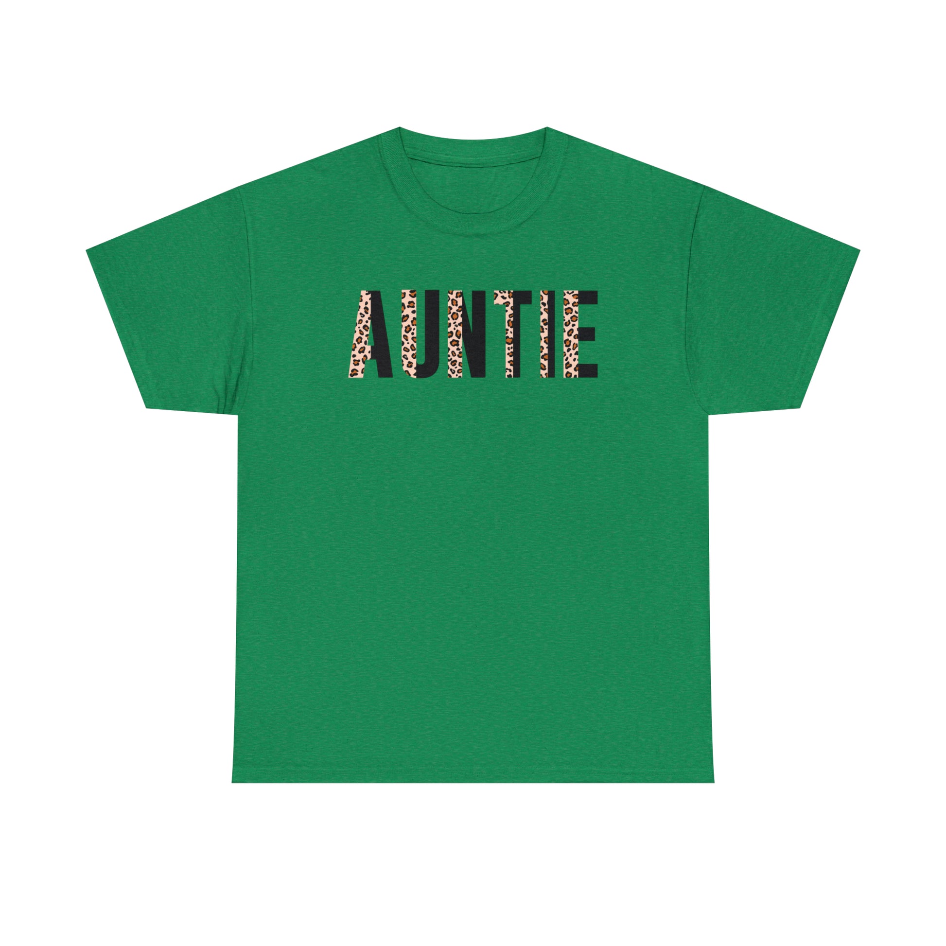 Cheetah print Auntie shirt for cool aunts

