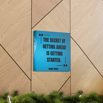 "The Secret To Getting Ahead" Wall Art - Weave Got Gifts - Unique Gifts You Won’t Find Anywhere Else!