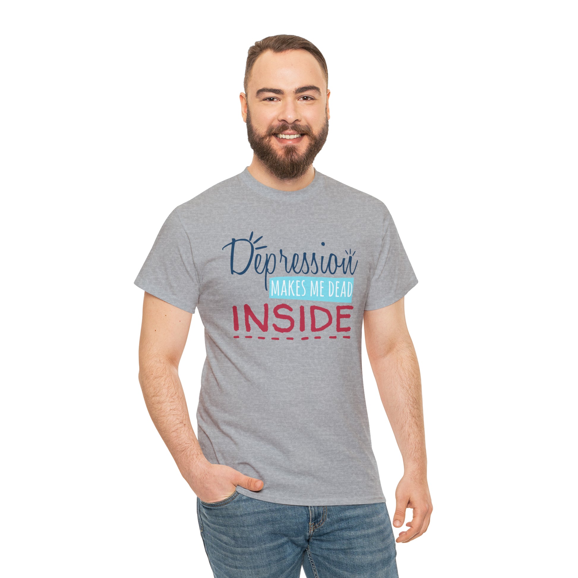 "Depression Makes Me Dead Inside" T-Shirt - Weave Got Gifts - Unique Gifts You Won’t Find Anywhere Else!