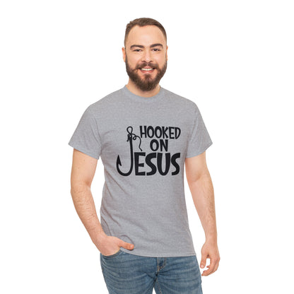 "Hooked on Jesus" T-Shirt - Weave Got Gifts - Unique Gifts You Won’t Find Anywhere Else!