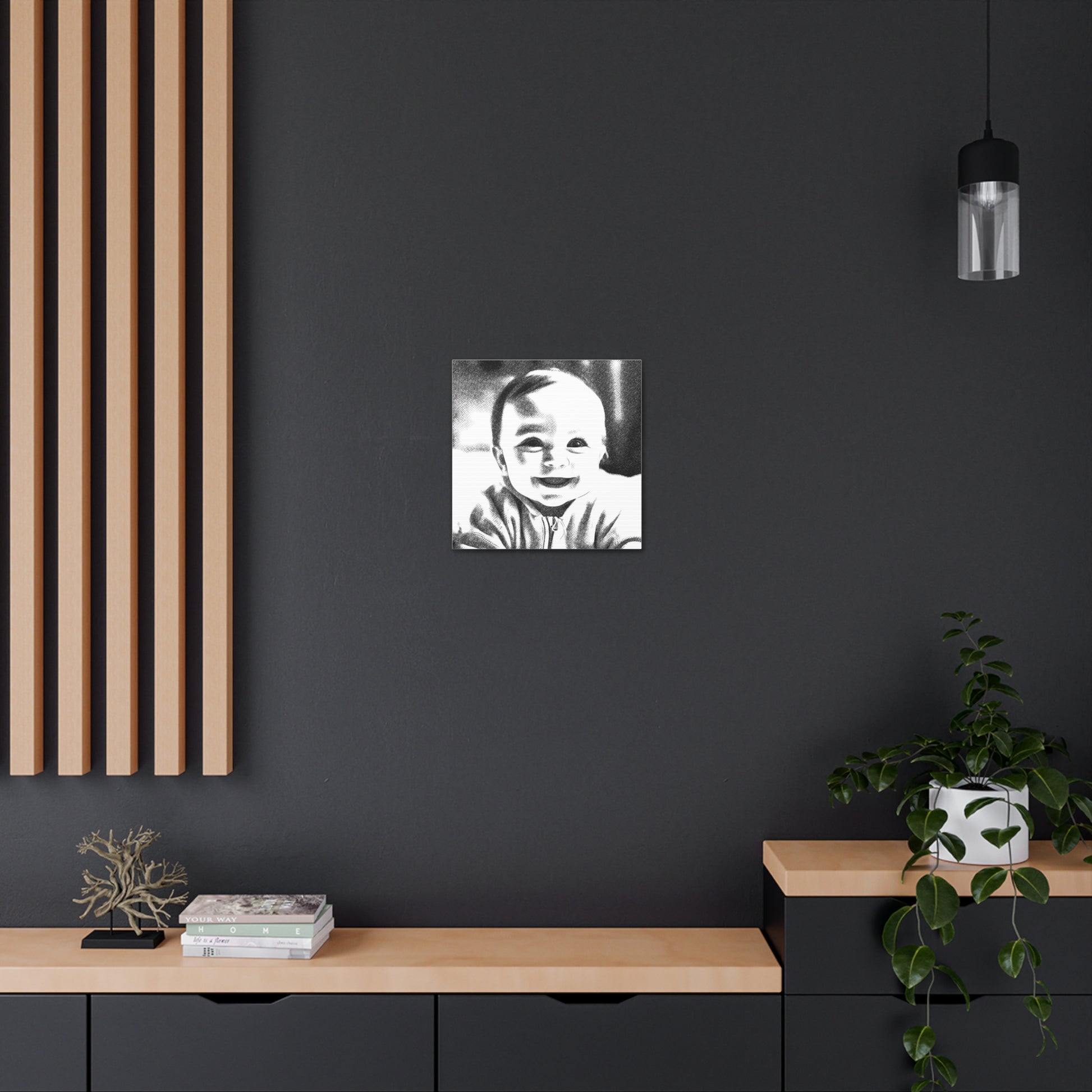 "Baby Photo Drawing" Custom Wall Art - Weave Got Gifts - Unique Gifts You Won’t Find Anywhere Else!