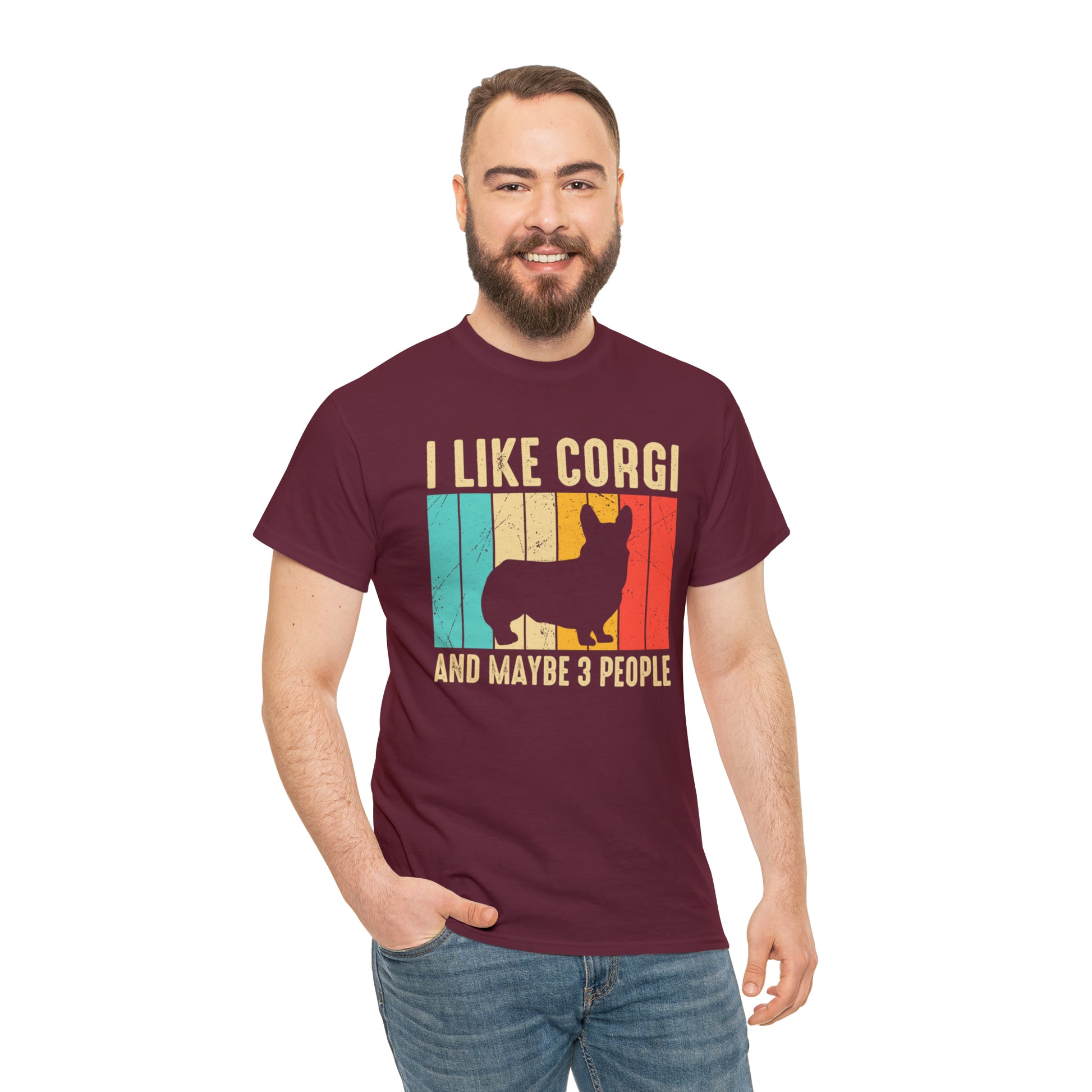 "I Like Corgi & Maybe 3 People" T-Shirt - Weave Got Gifts - Unique Gifts You Won’t Find Anywhere Else!