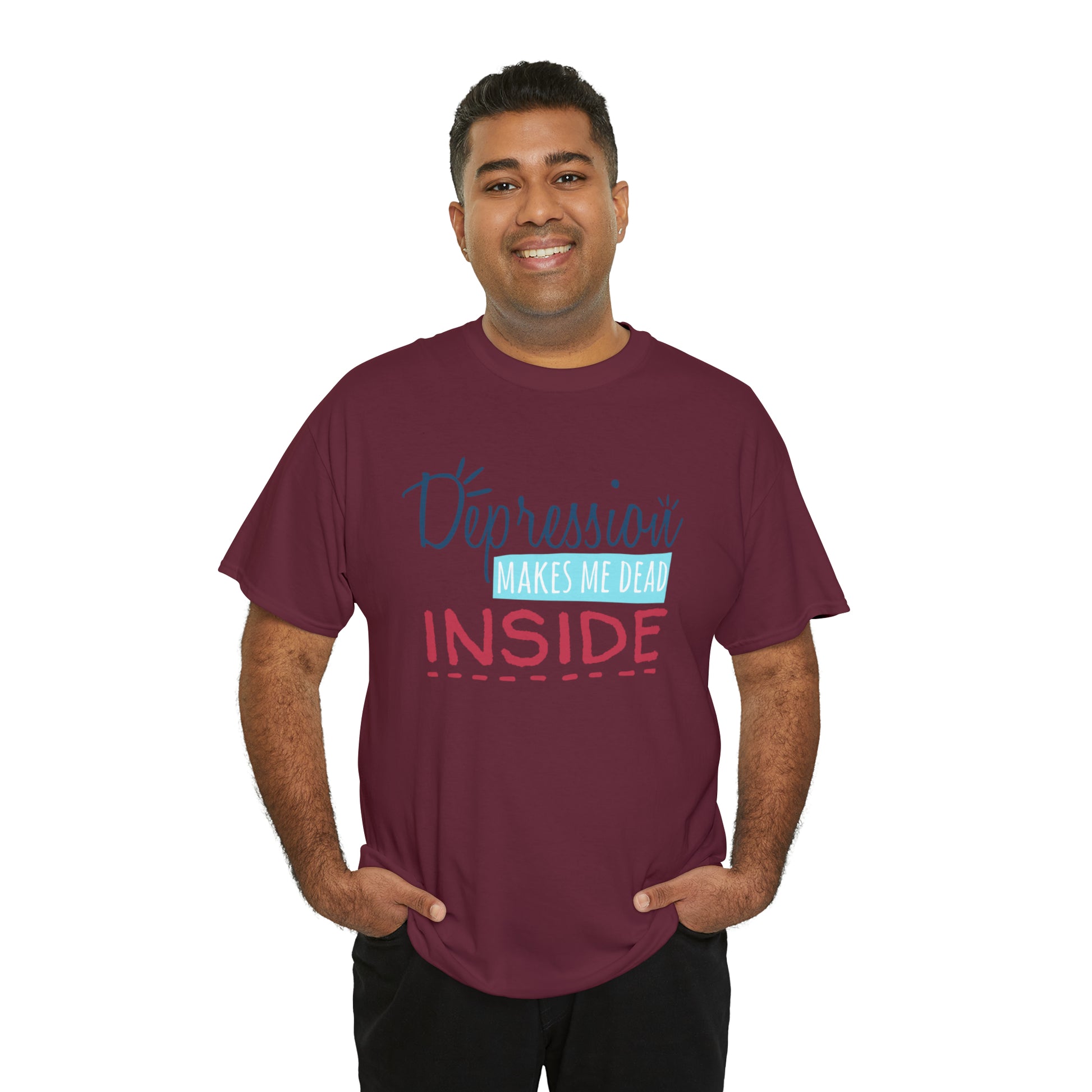 "Depression Makes Me Dead Inside" T-Shirt - Weave Got Gifts - Unique Gifts You Won’t Find Anywhere Else!