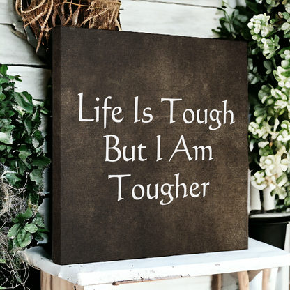 "Rustic Motivational" Canvas Wall Art - Weave Got Gifts - Unique Gifts You Won’t Find Anywhere Else!