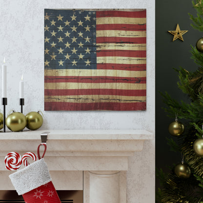 "Rustic American Flag" Wall Art - Weave Got Gifts - Unique Gifts You Won’t Find Anywhere Else!