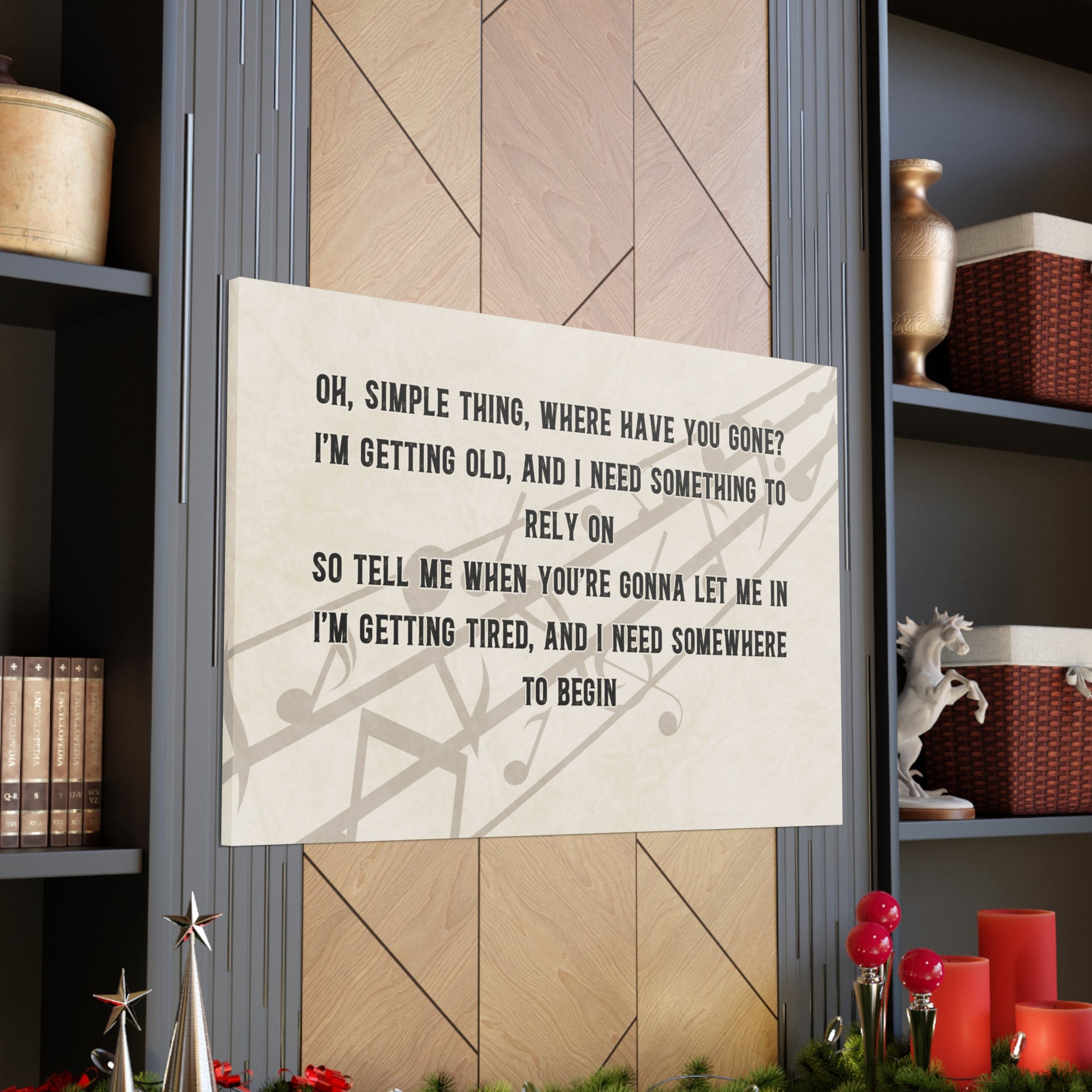 "Custom Song Lyrics" Wall Art - Weave Got Gifts - Unique Gifts You Won’t Find Anywhere Else!