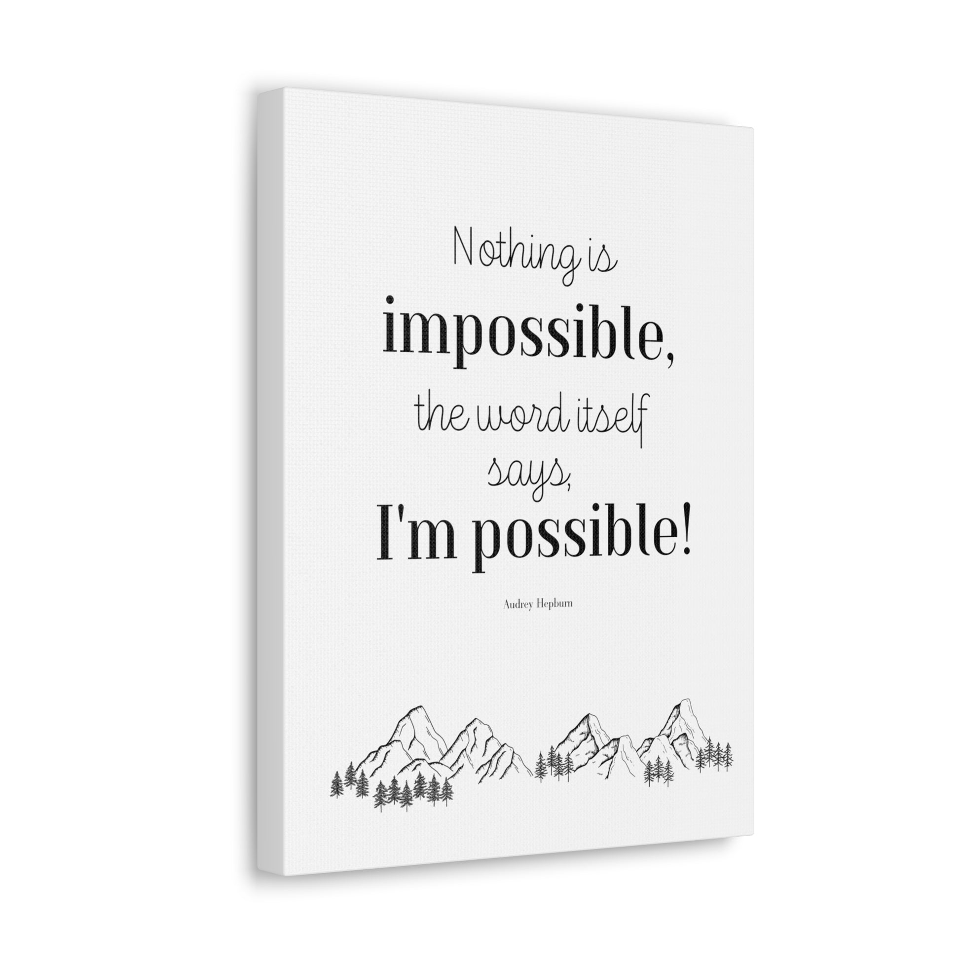 "Nothing Is Impossible" Wall Art - Weave Got Gifts - Unique Gifts You Won’t Find Anywhere Else!