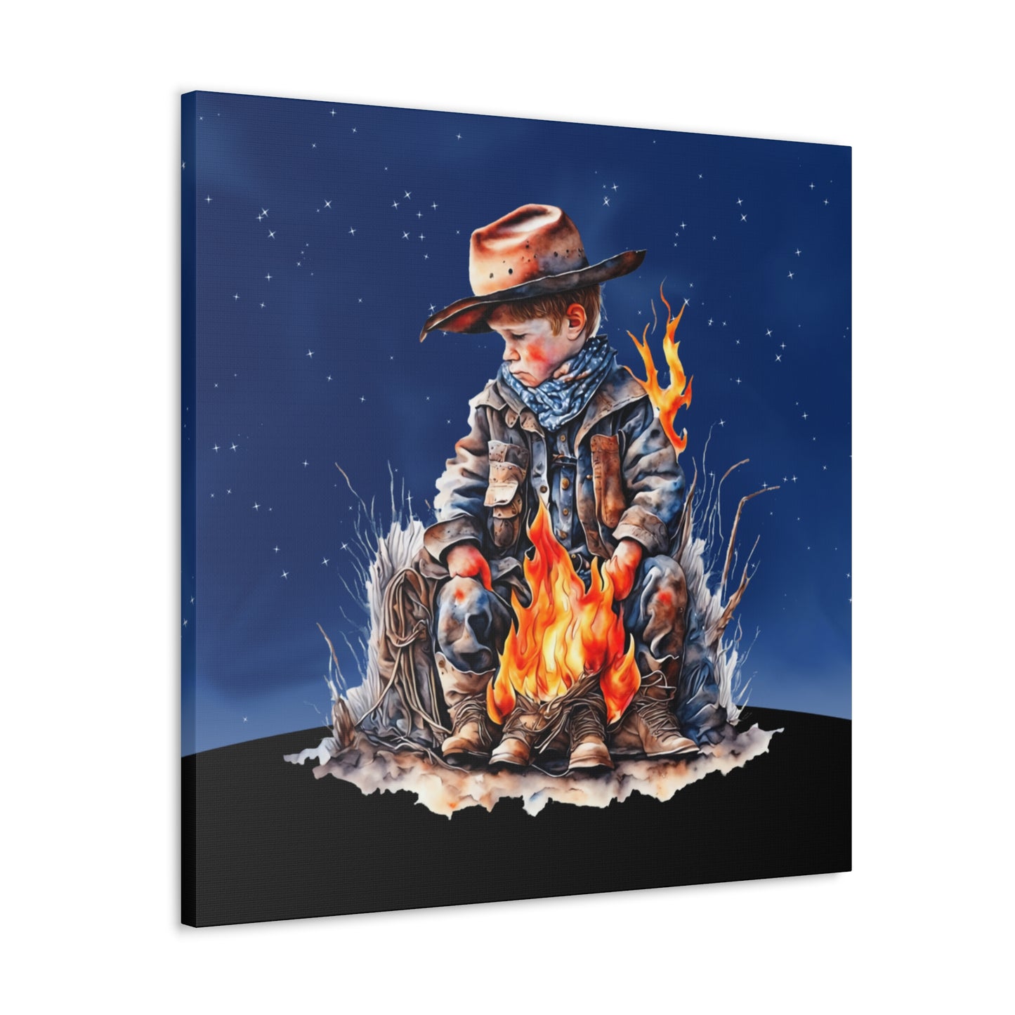 "Starry Night Cowboy" Wall Art - Weave Got Gifts - Unique Gifts You Won’t Find Anywhere Else!