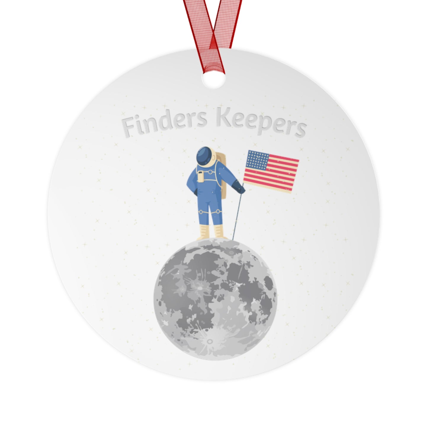 "Finders Keepers" Metal Ornament - Weave Got Gifts - Unique Gifts You Won’t Find Anywhere Else!