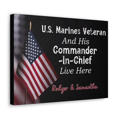 Custom "US Marine Veteran" Wall Art - Weave Got Gifts - Unique Gifts You Won’t Find Anywhere Else!