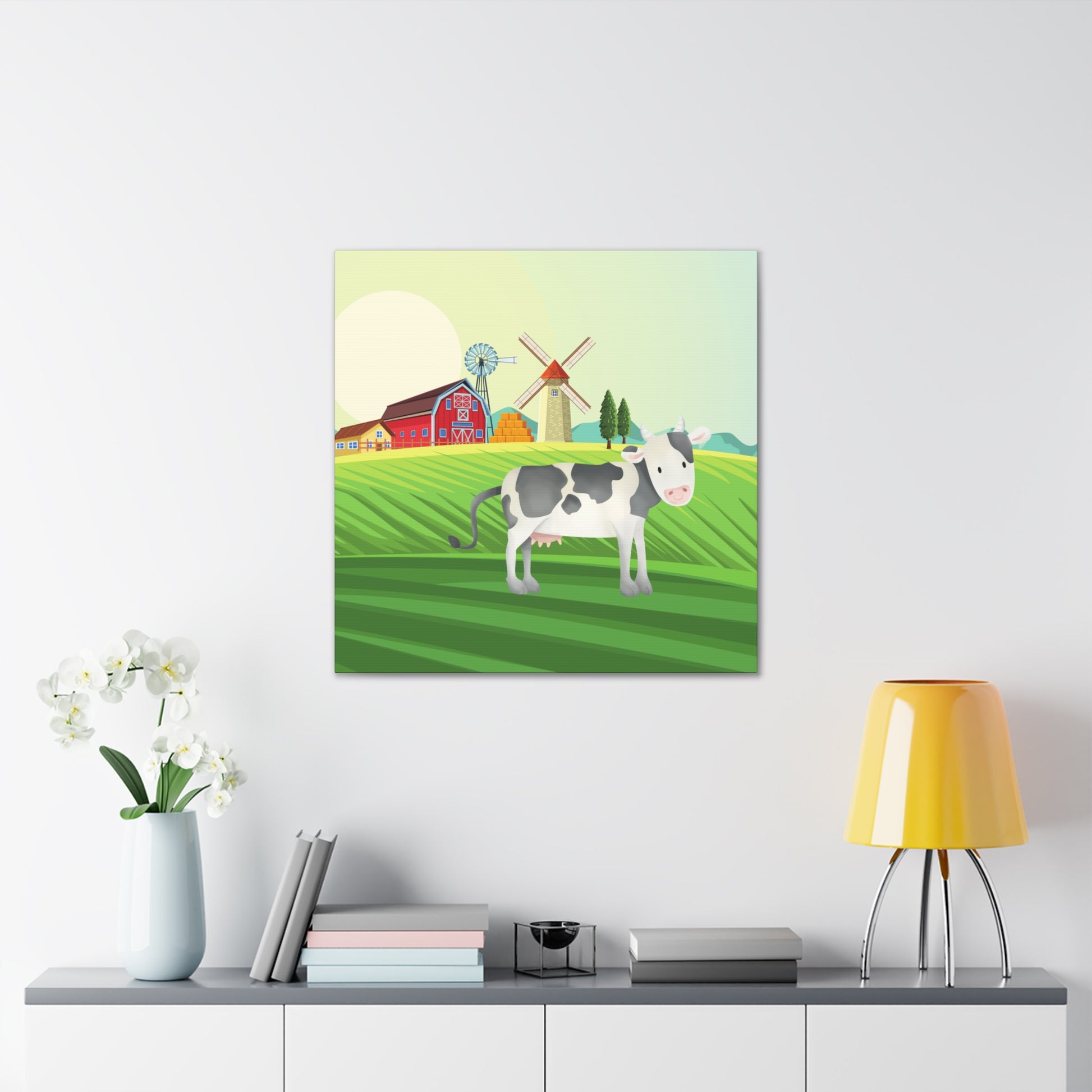 "Cow On A Farm" Kids Wall Art - Weave Got Gifts - Unique Gifts You Won’t Find Anywhere Else!