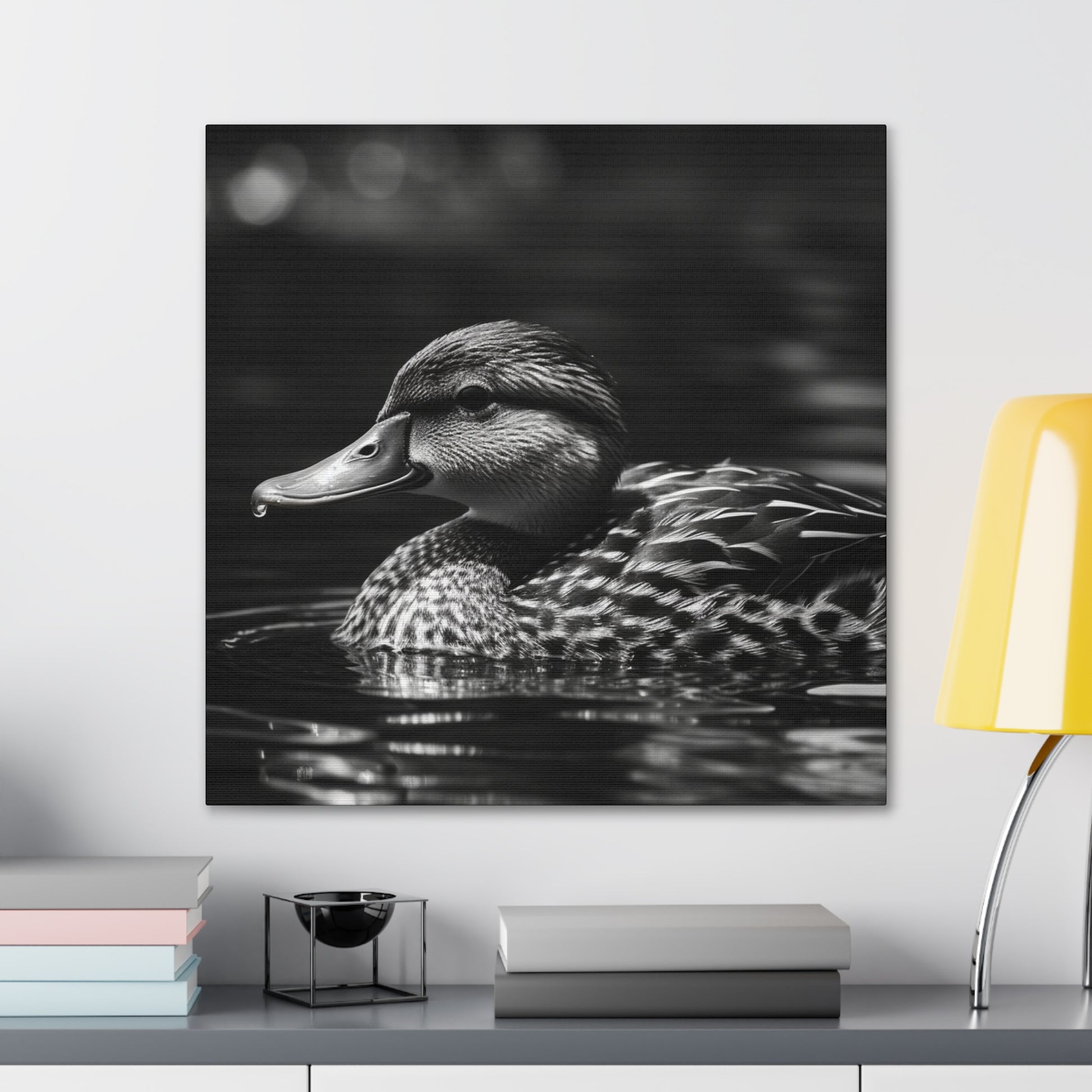 Close-up female mallard duck wall art
