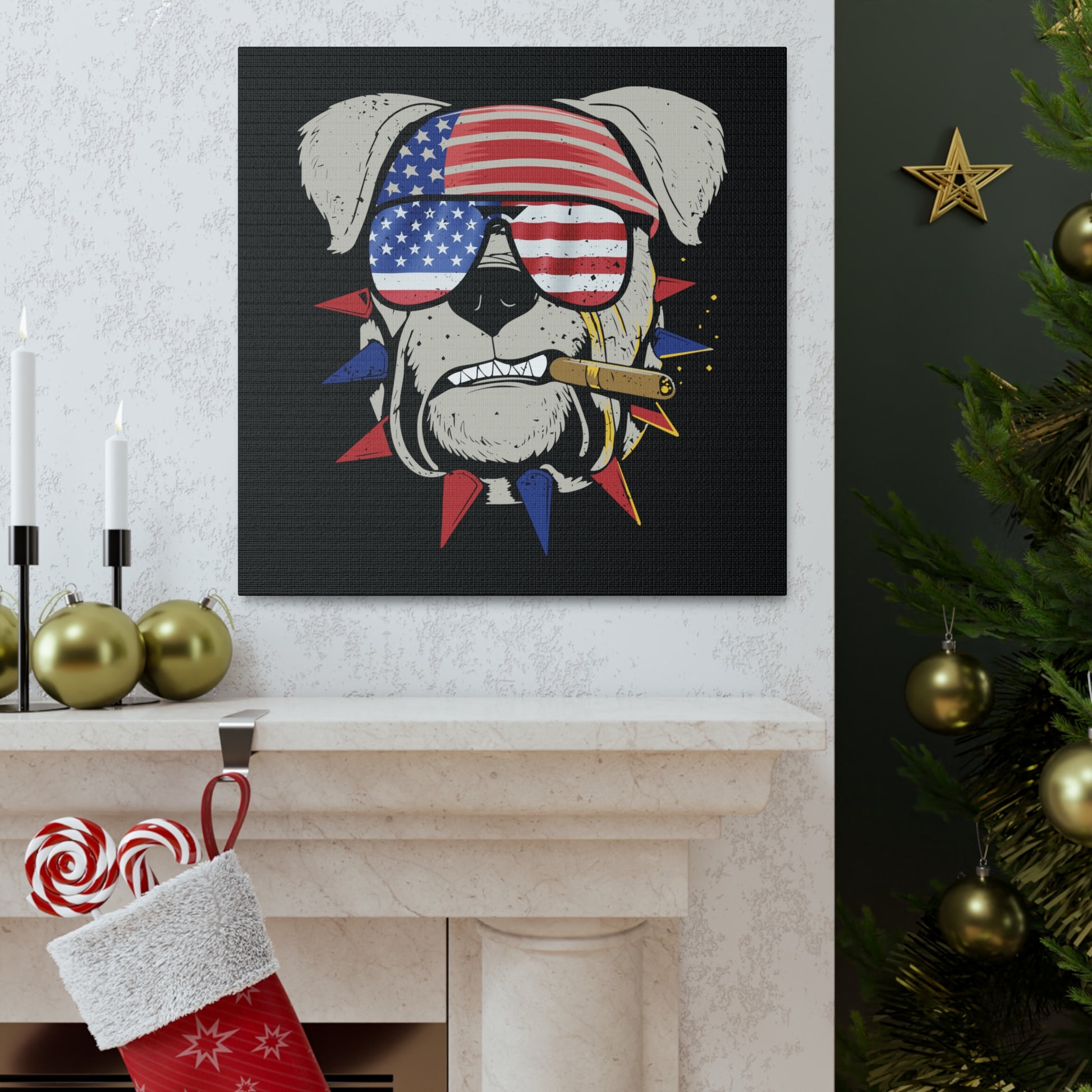 "American Bulldog" Wall Art - Weave Got Gifts - Unique Gifts You Won’t Find Anywhere Else!