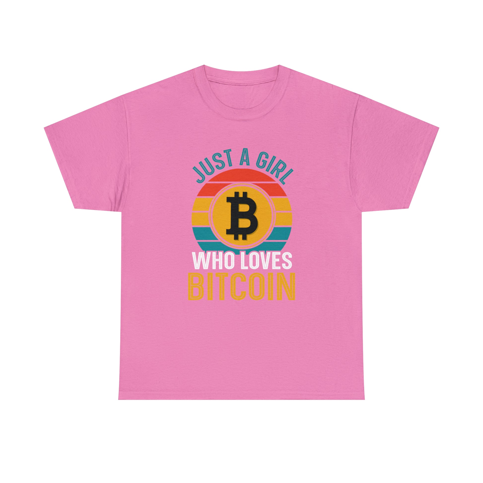 "Just A Girl Who Loves Bitcoin" T-Shirt - Weave Got Gifts - Unique Gifts You Won’t Find Anywhere Else!
