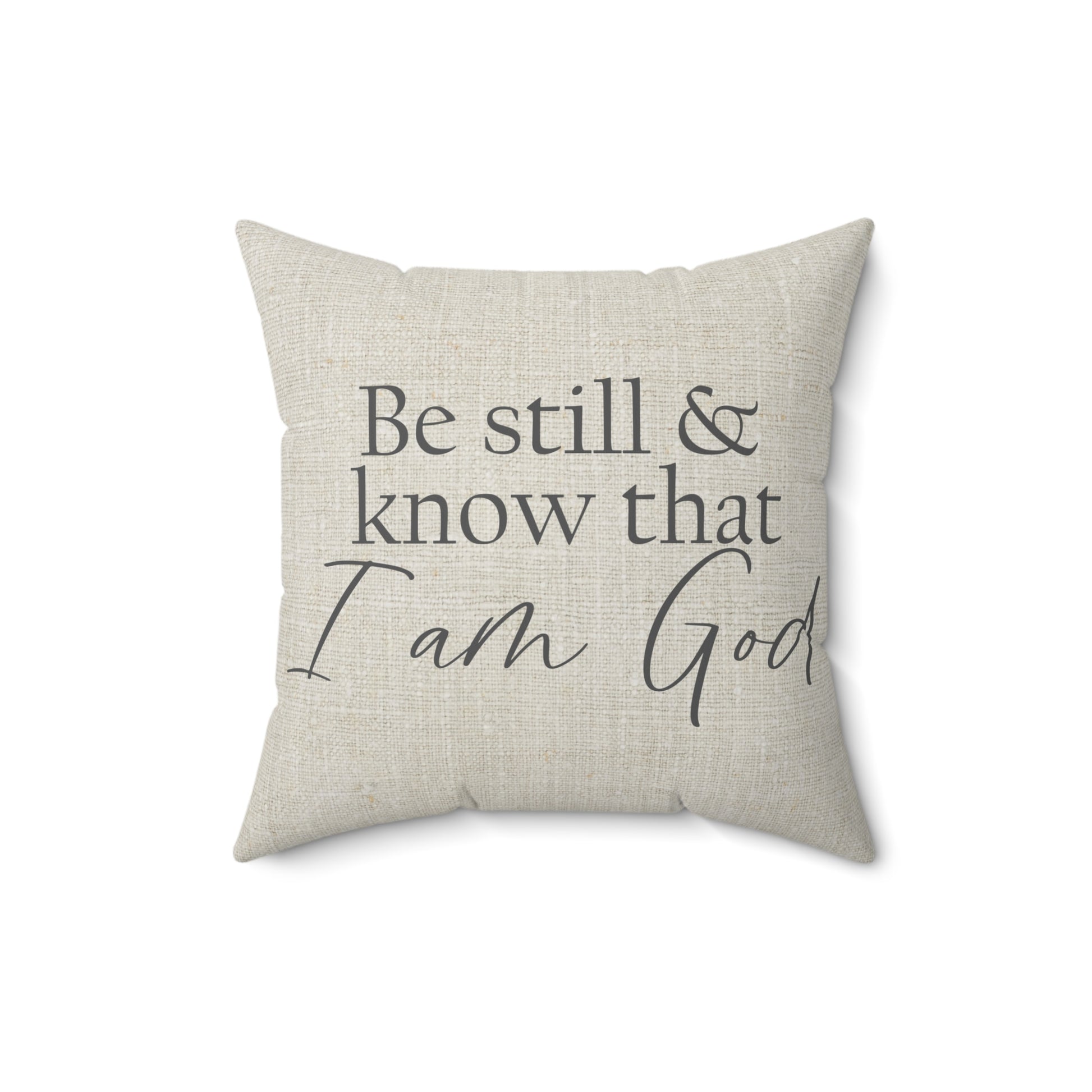 Religious quote pillow for home
