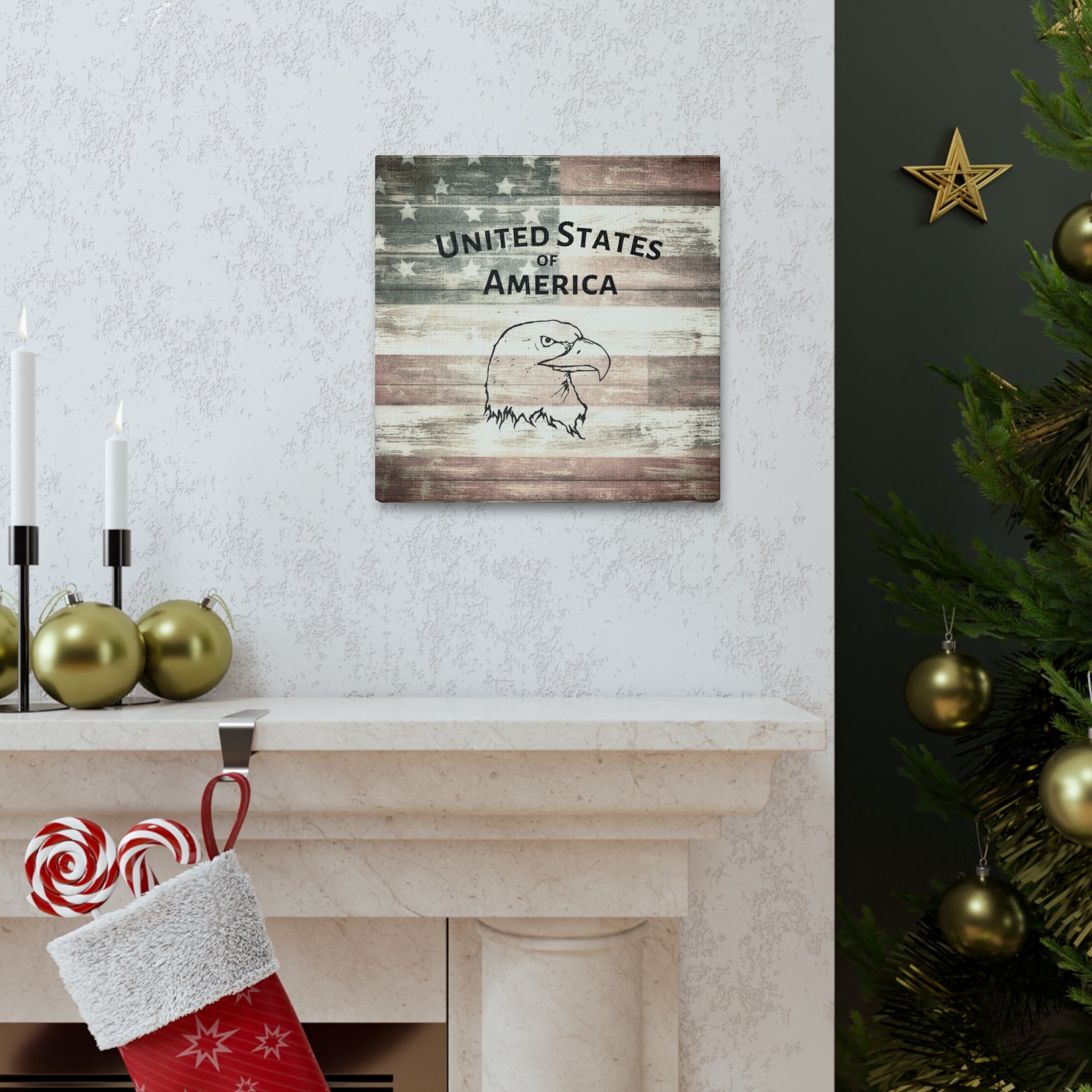 "United States Of America" Wall Art - Weave Got Gifts - Unique Gifts You Won’t Find Anywhere Else!